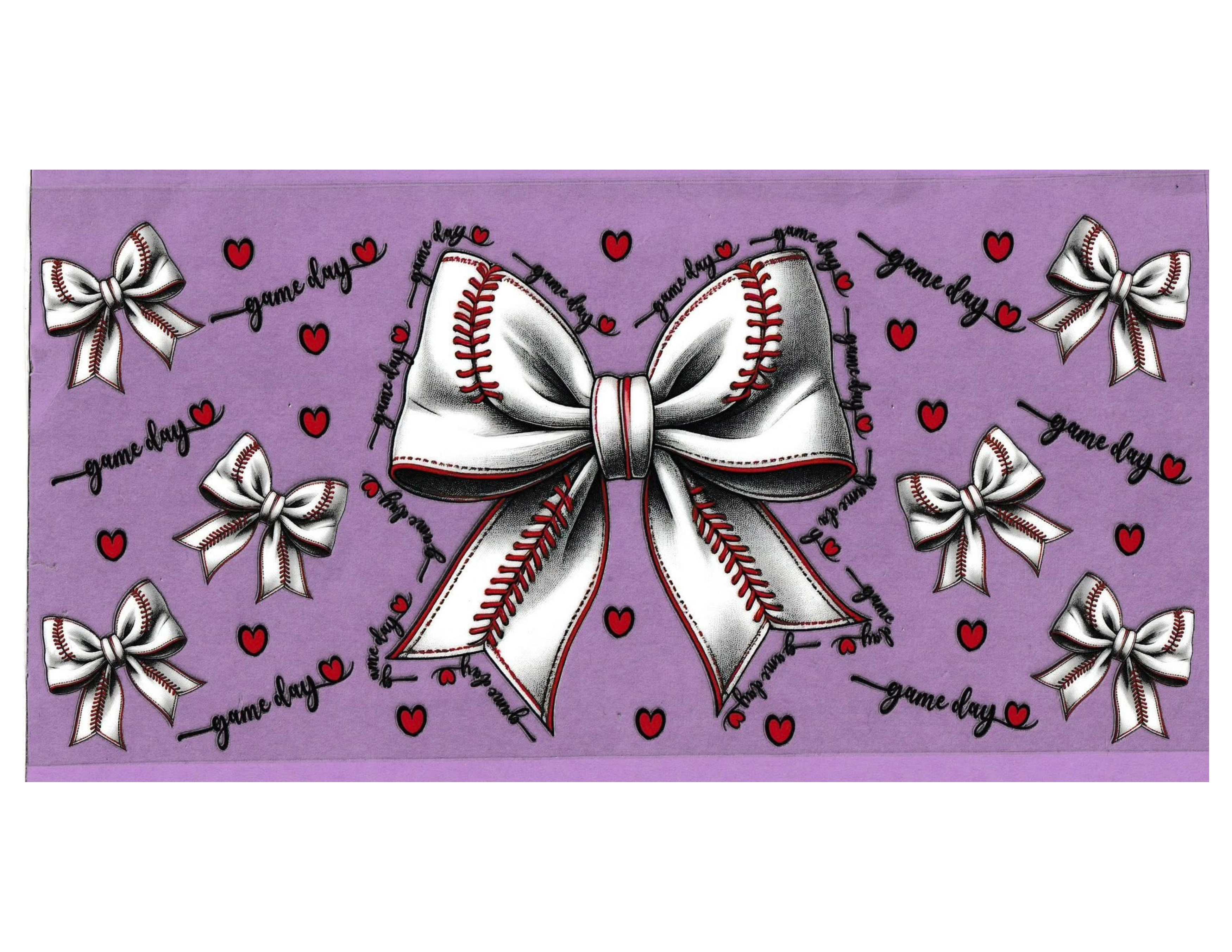 16oz Cup Wrap Baseball