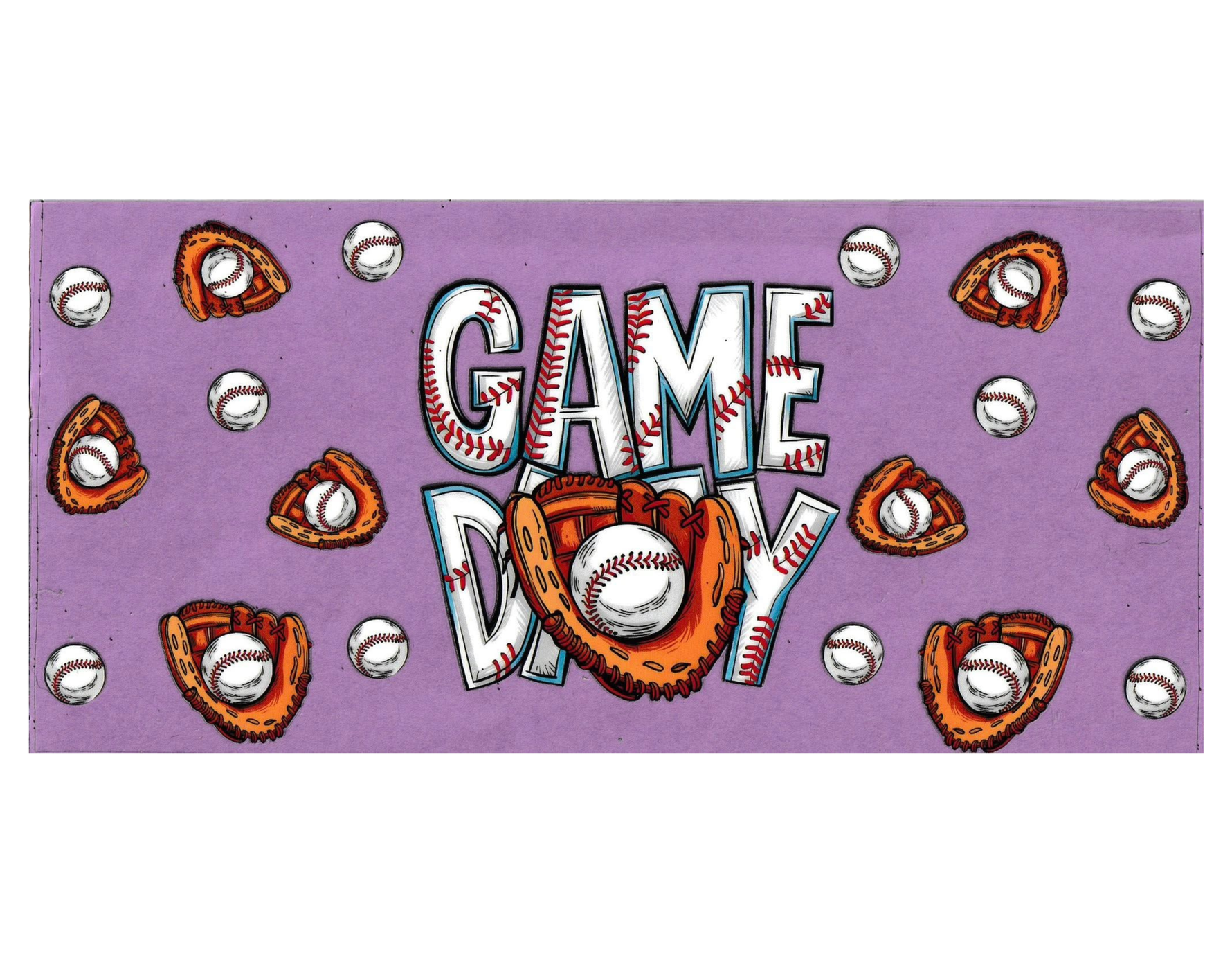 16oz Cup Wrap Baseball