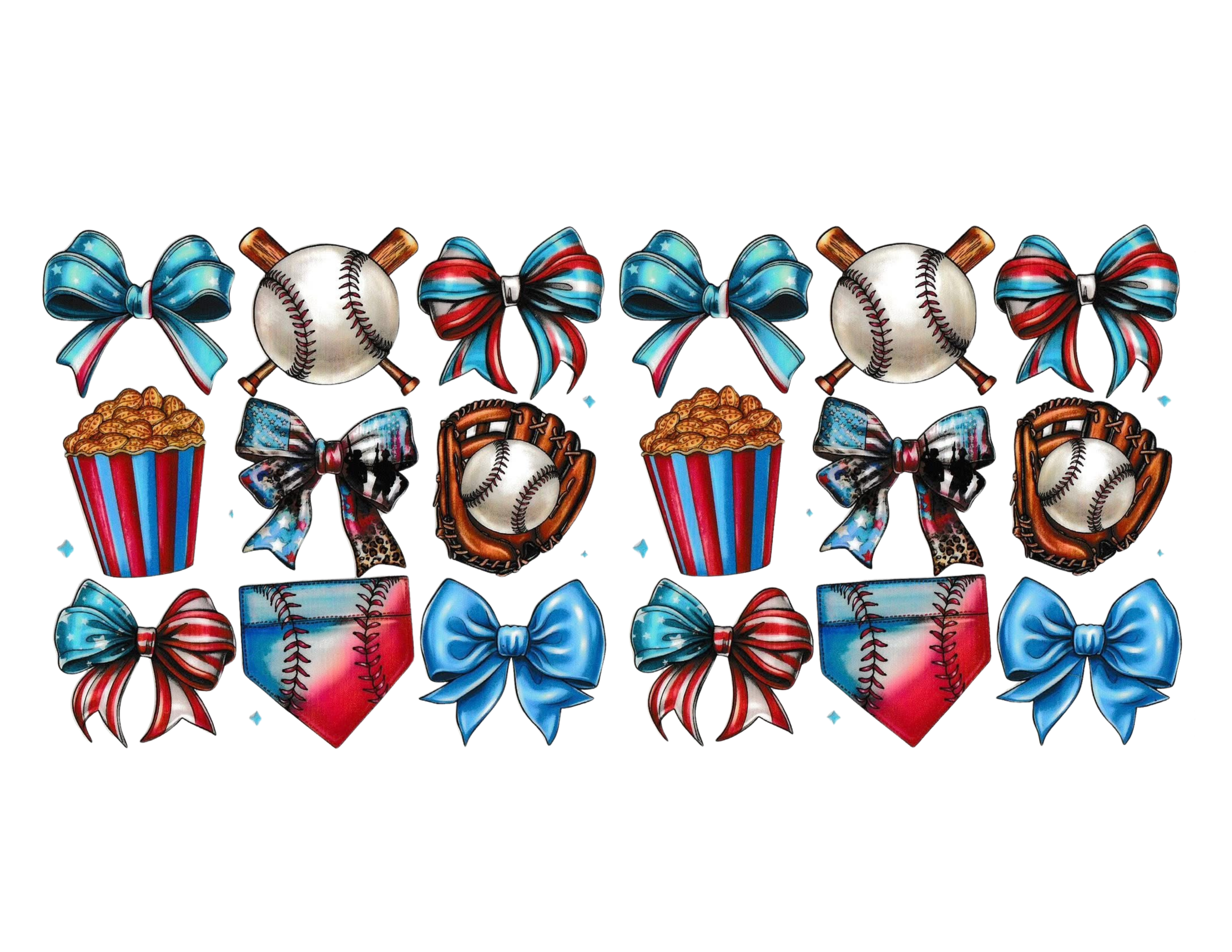 16oz Cup Wrap Baseball