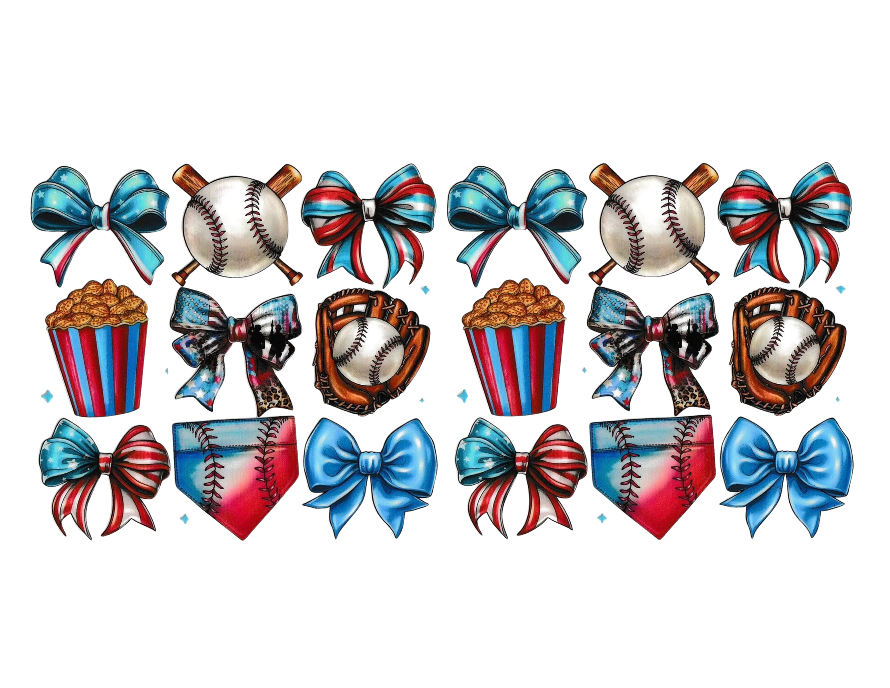 16oz Cup Wrap Baseball
