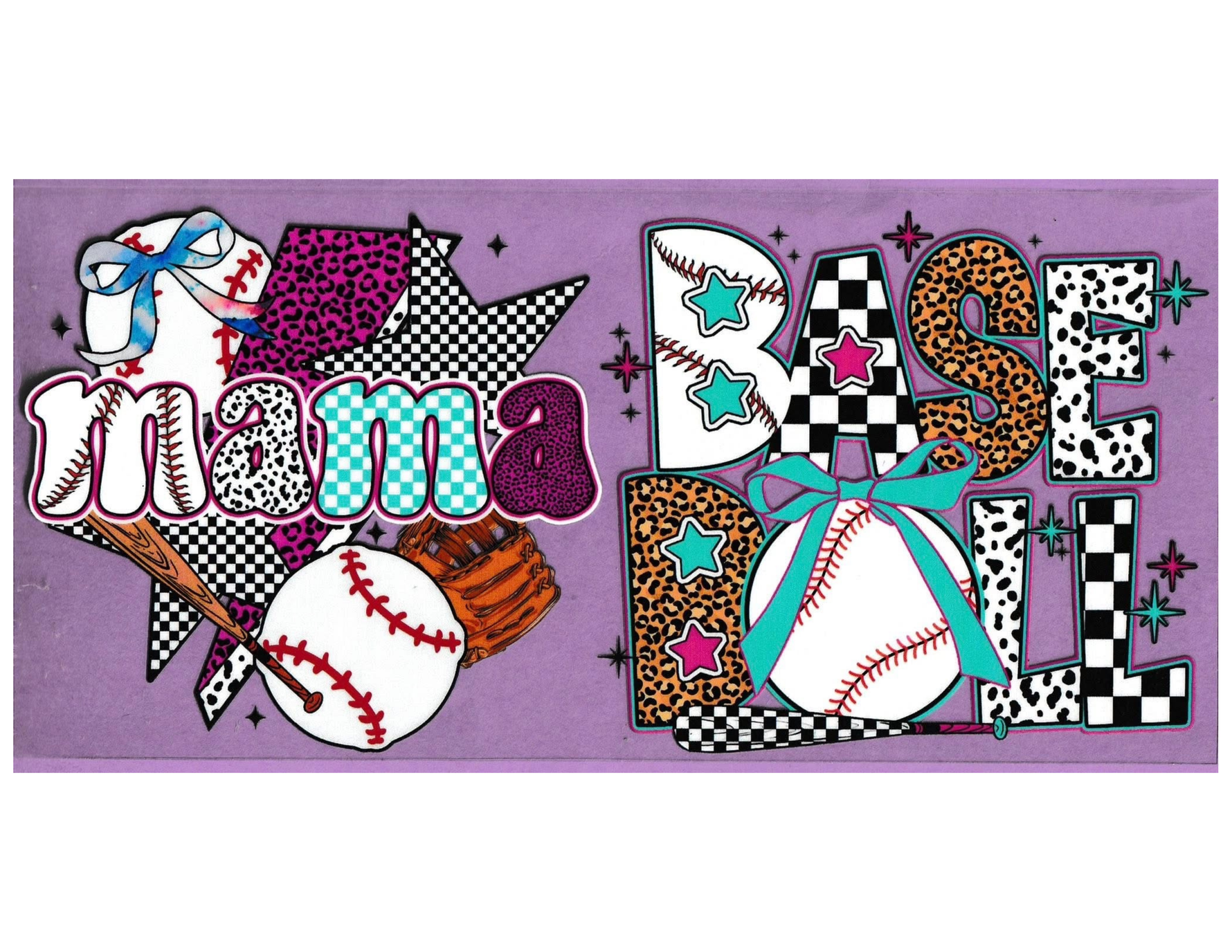 16oz Cup Wrap Baseball