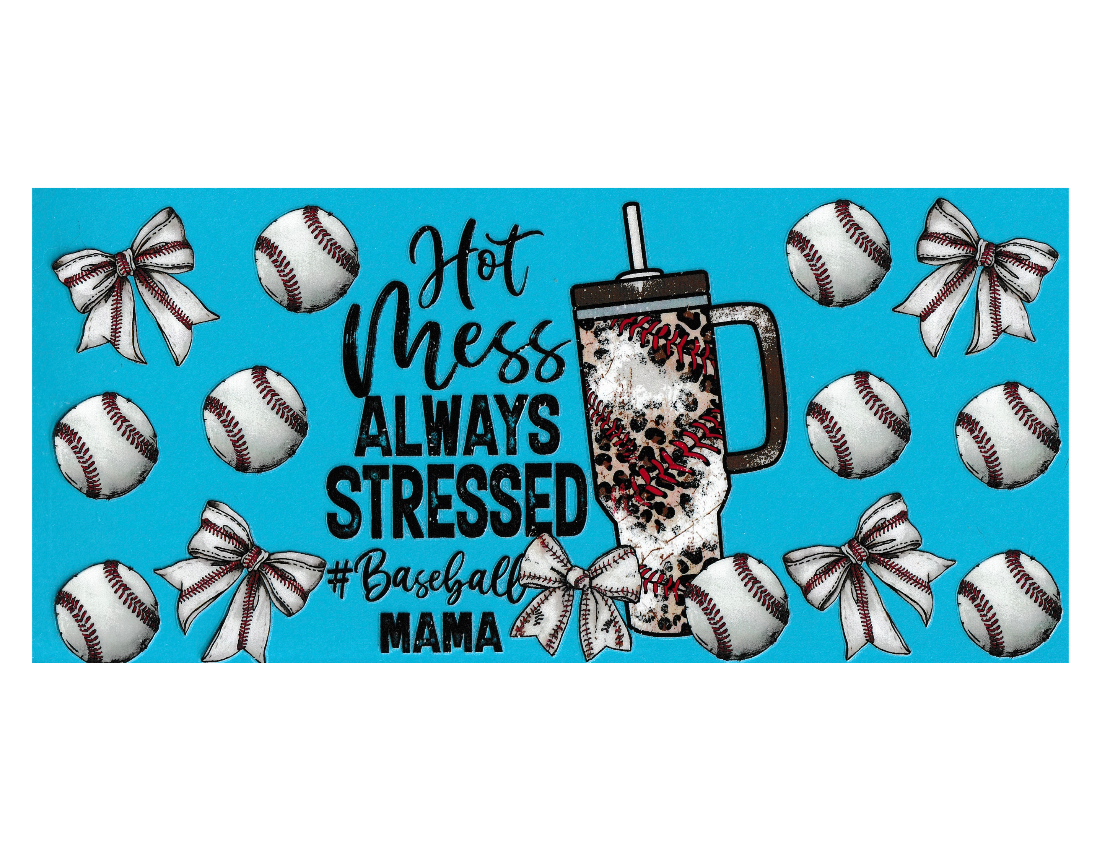 16oz Cup Wrap Baseball