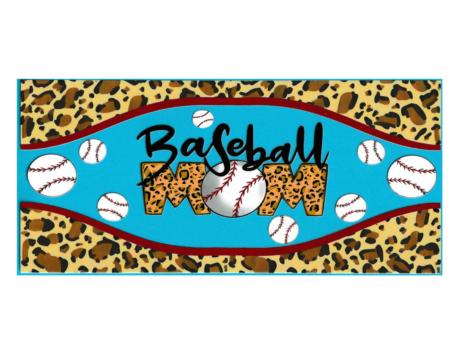 16oz Cup Wrap Baseball