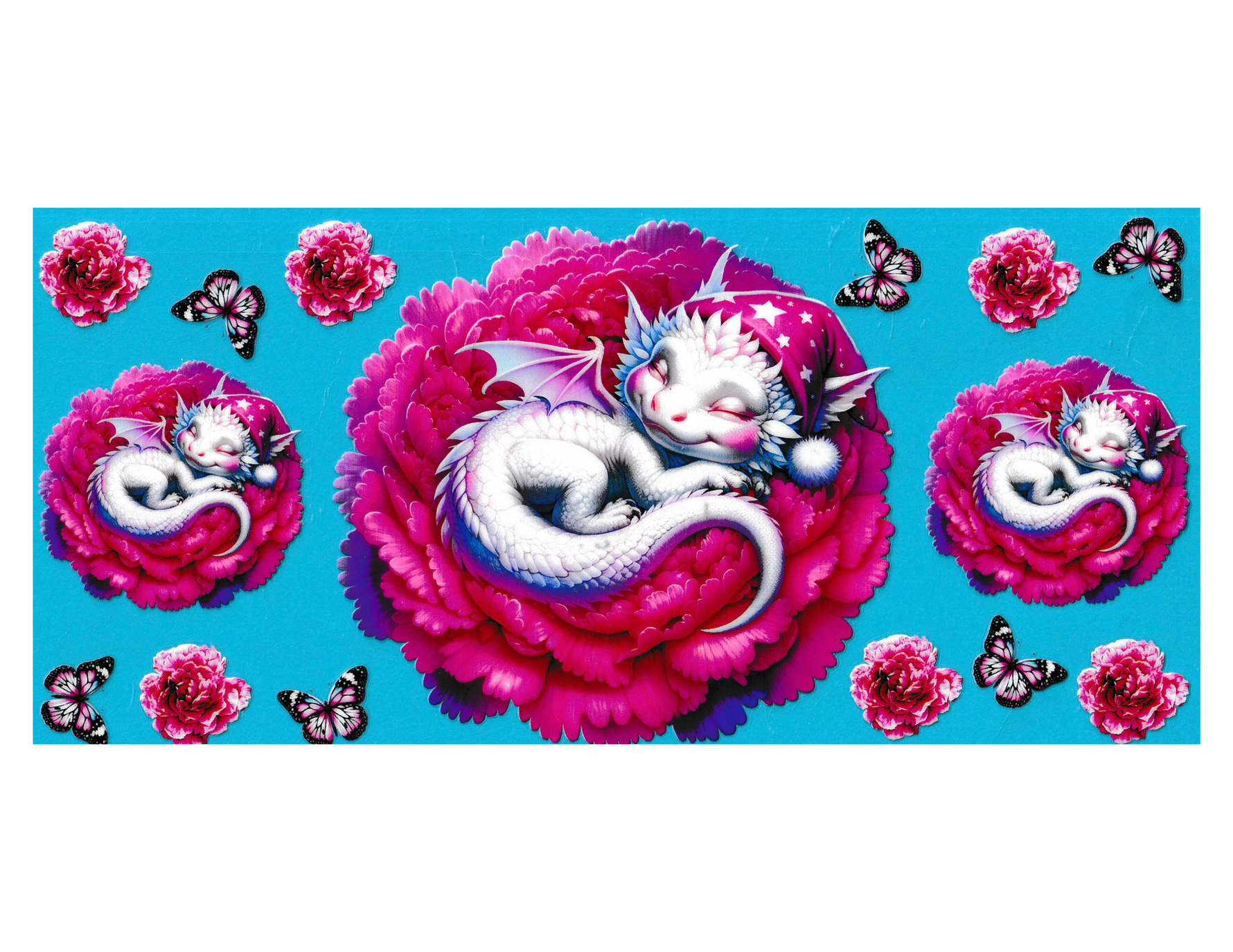 16oz Cup Wrap Sleeping Dragon