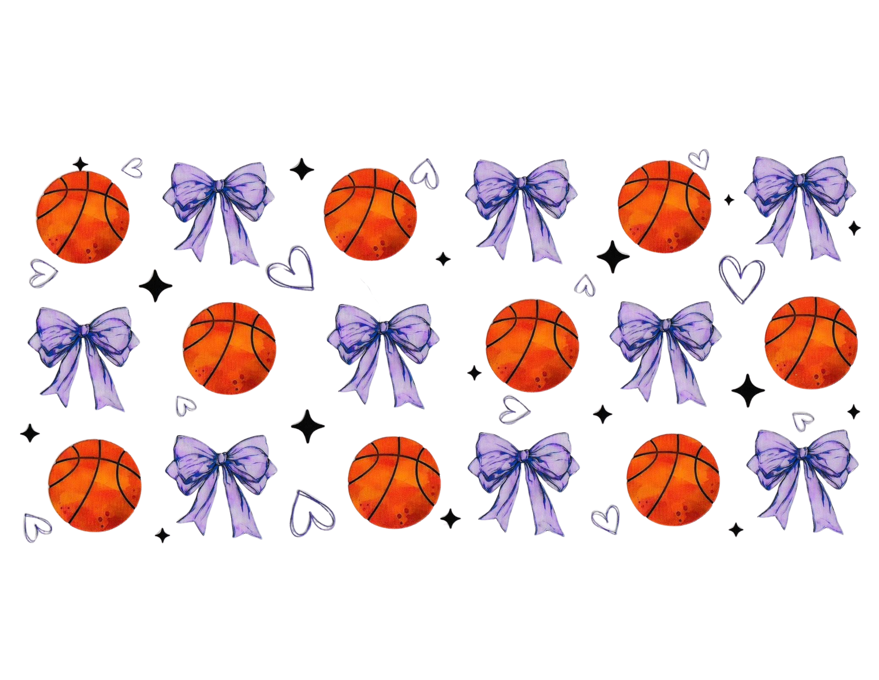 16oz Cup Wrap Basketball
