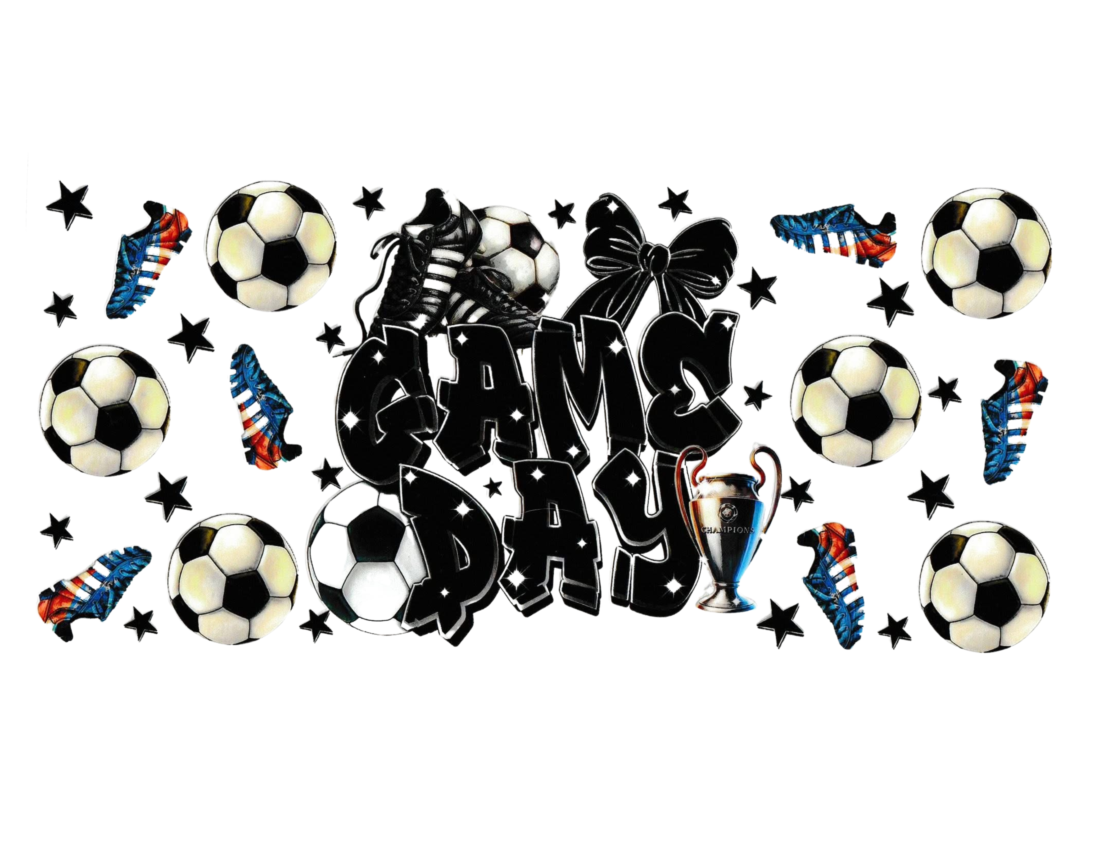 16oz Cup Wrap Soccer