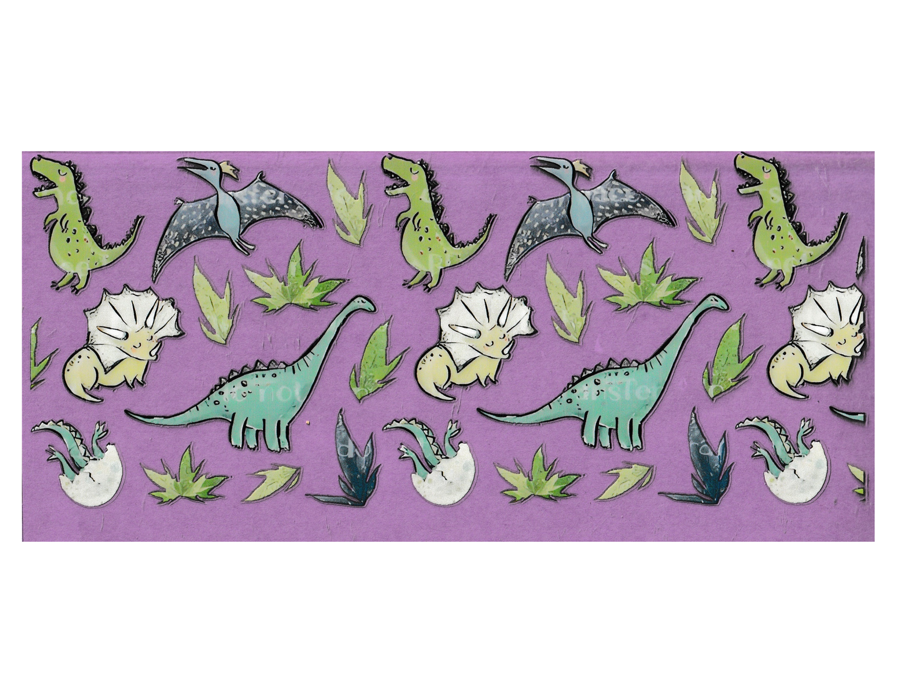 16oz Cup Wrap Dinosaur