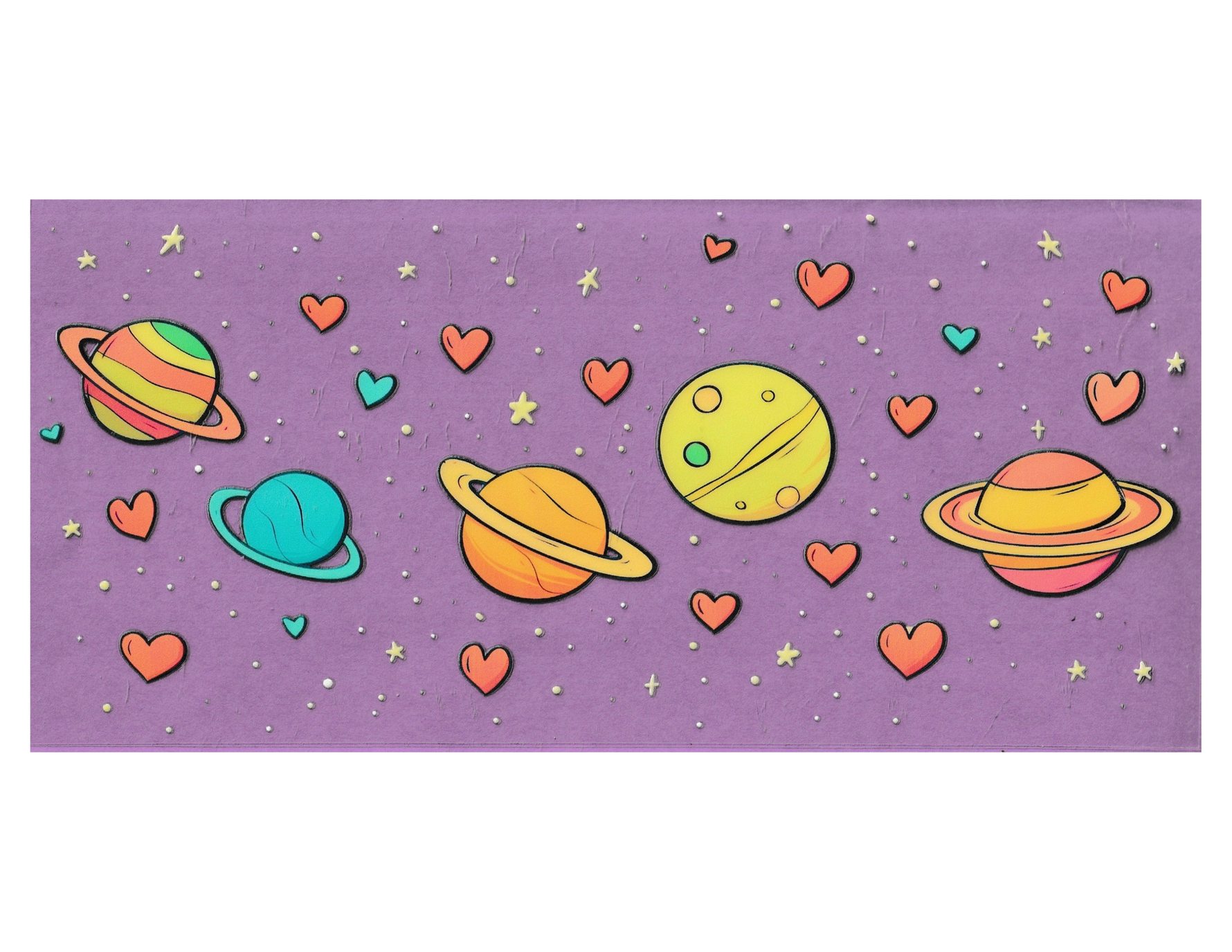 16oz Cup Wrap Planets