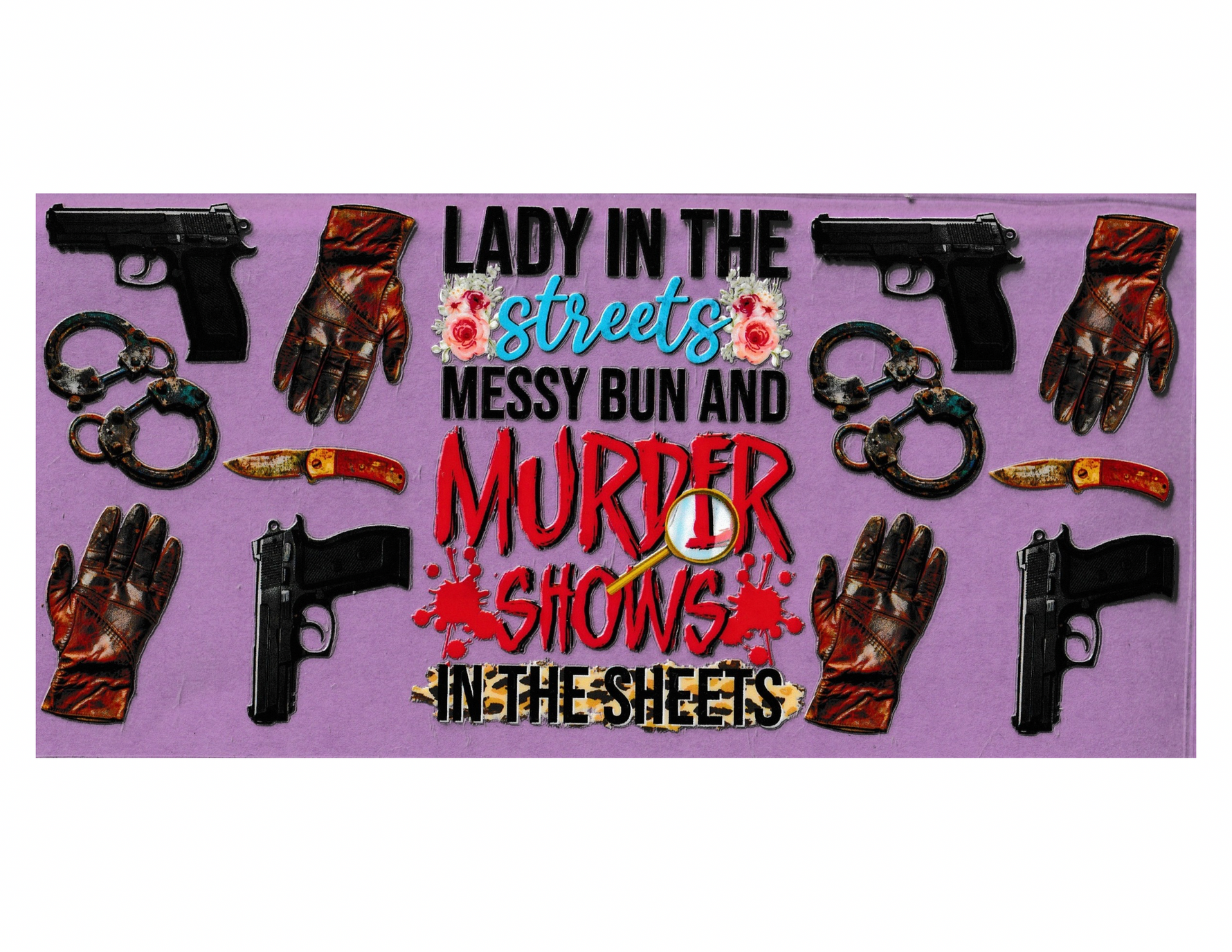 16oz Cup Wrap Murder Shows