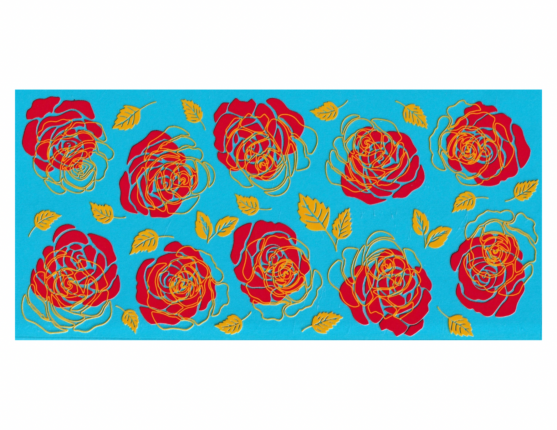16oz Cup Wrap Roses