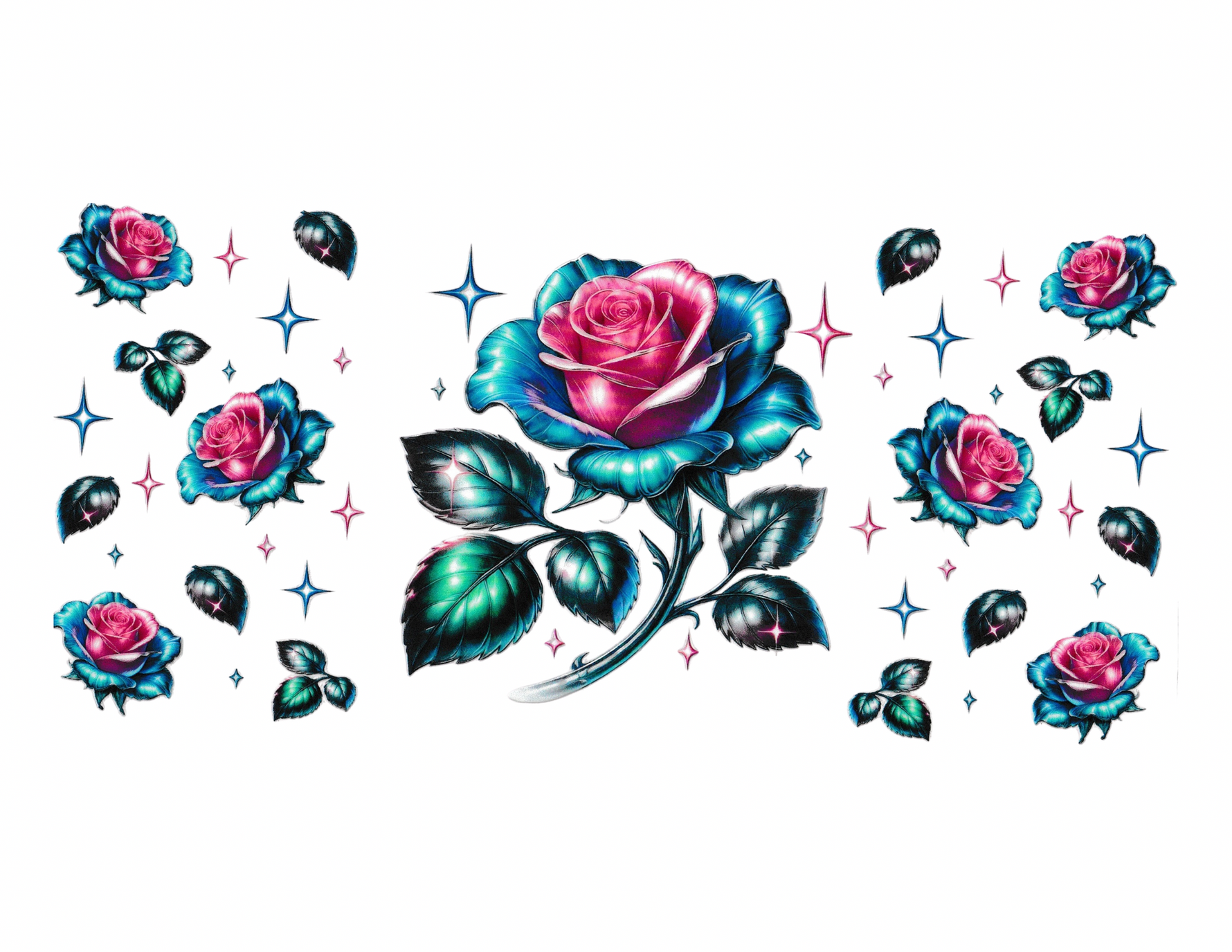 16oz Cup Wrap Rose