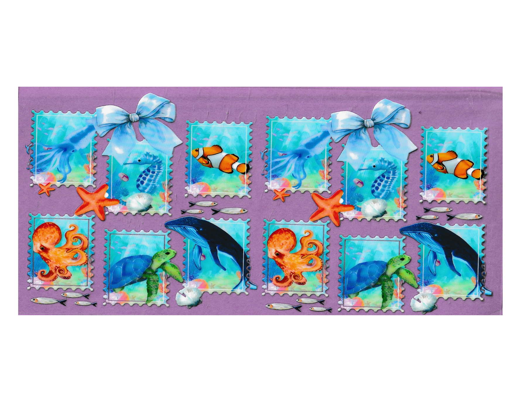 16oz Cup Wrap Ocean Animals