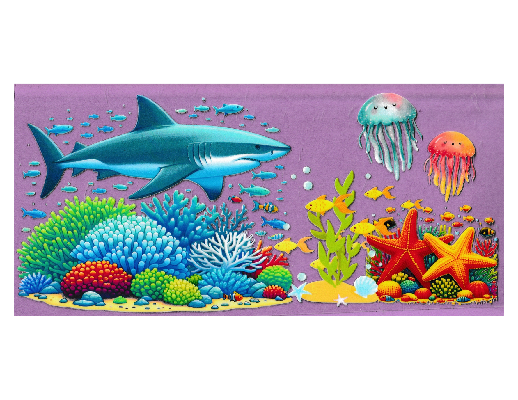 16oz Cup Wrap Shark