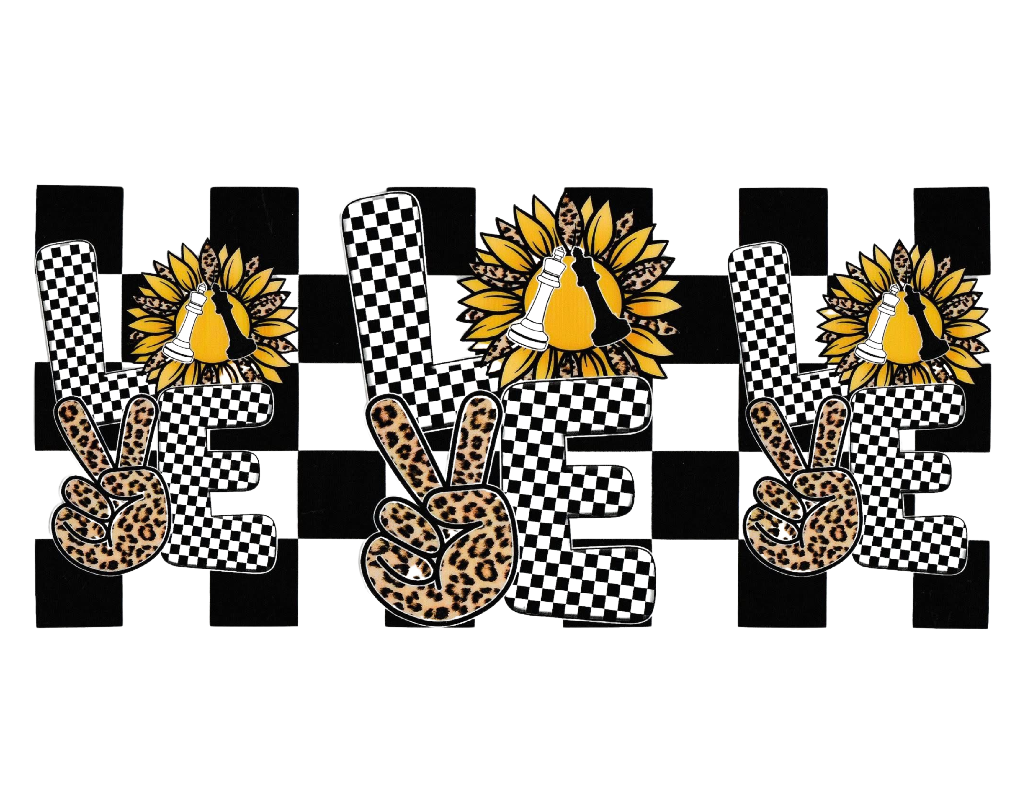 16oz Cup Wrap Chess