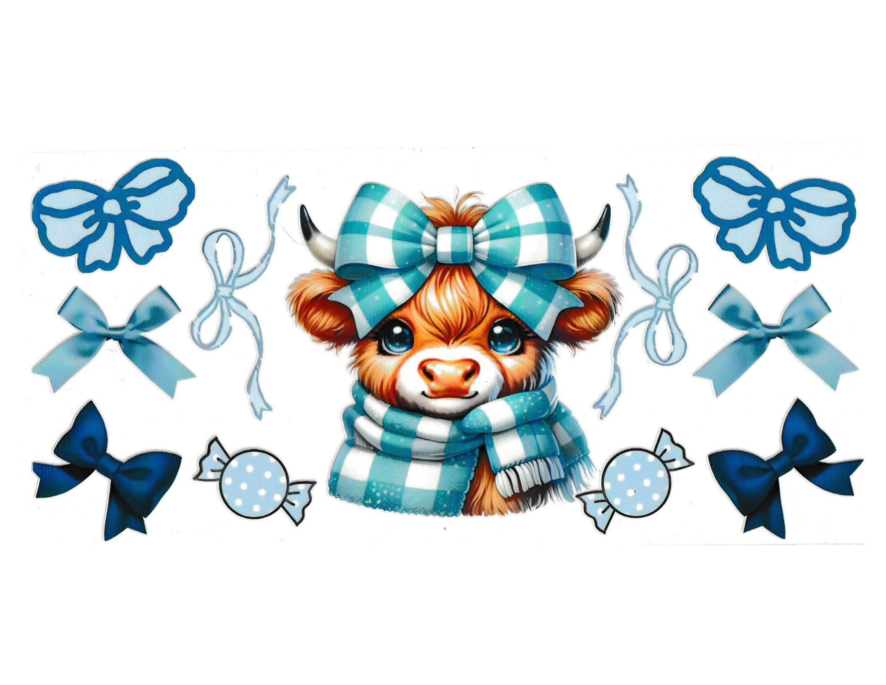 16oz Cup Wrap Cows