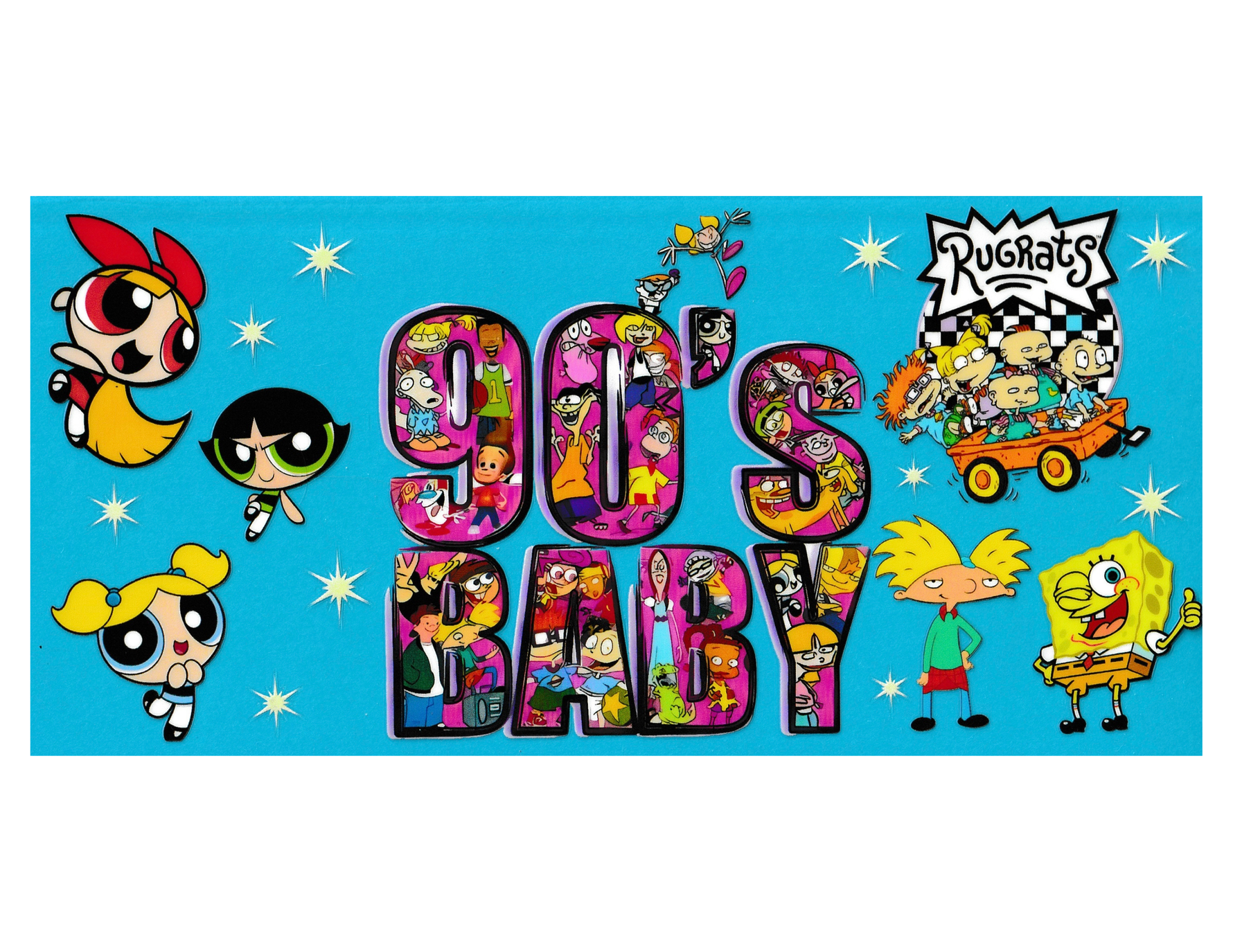 16oz Cup Wrap 90s Baby