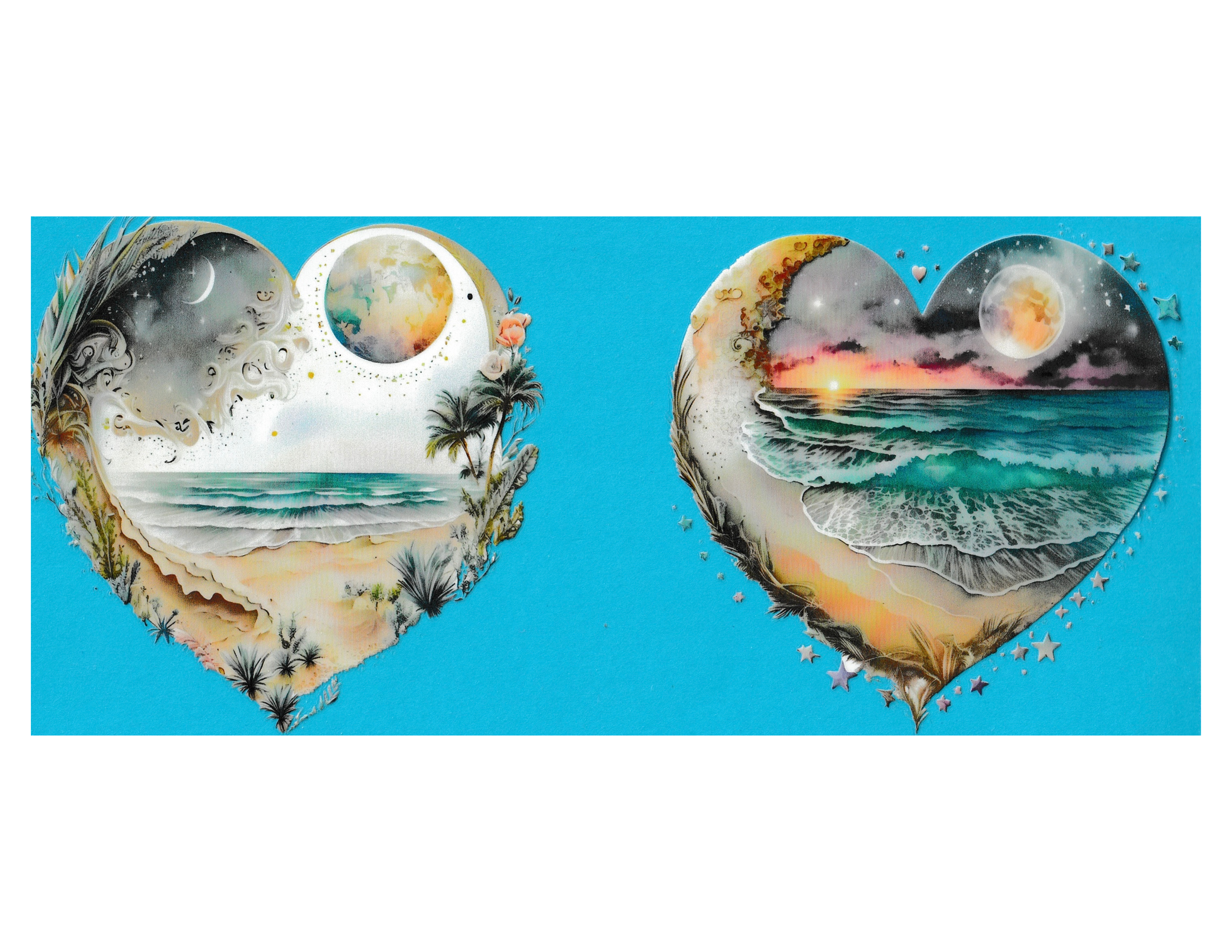 16oz Cup Wrap Beach
