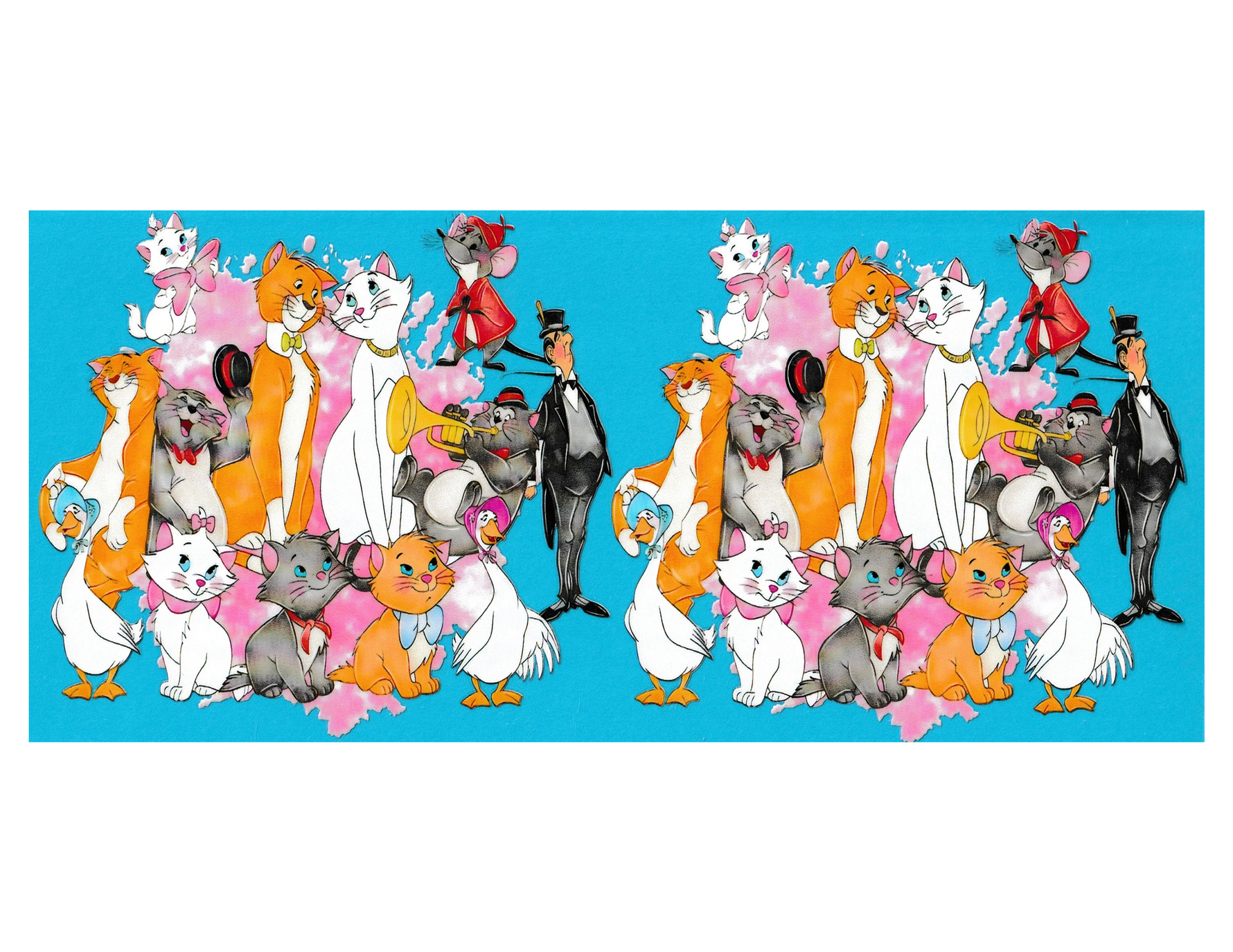 16oz Cup Wrap Cats