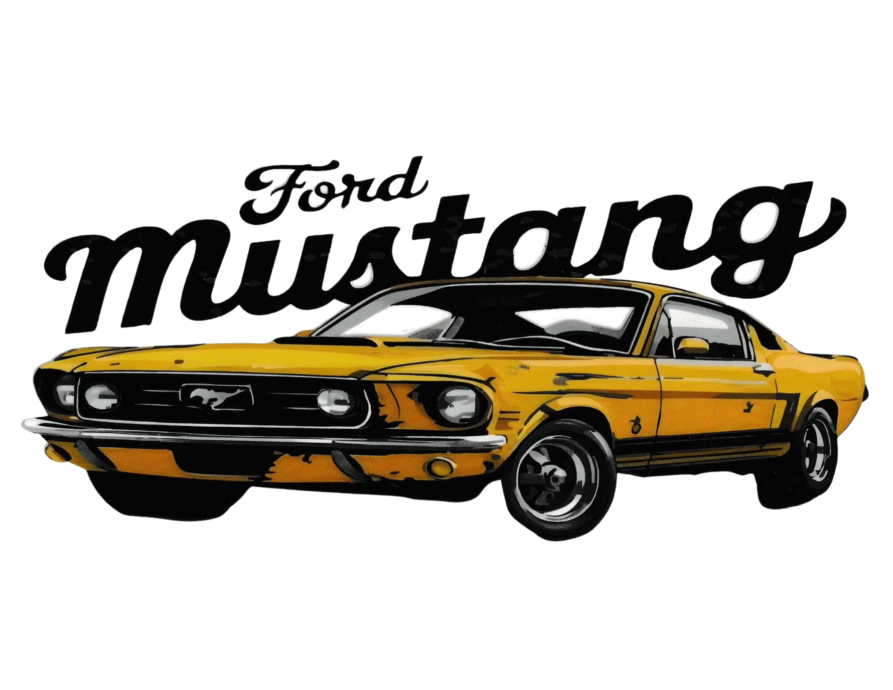 16oz Cup Wrap Mustang