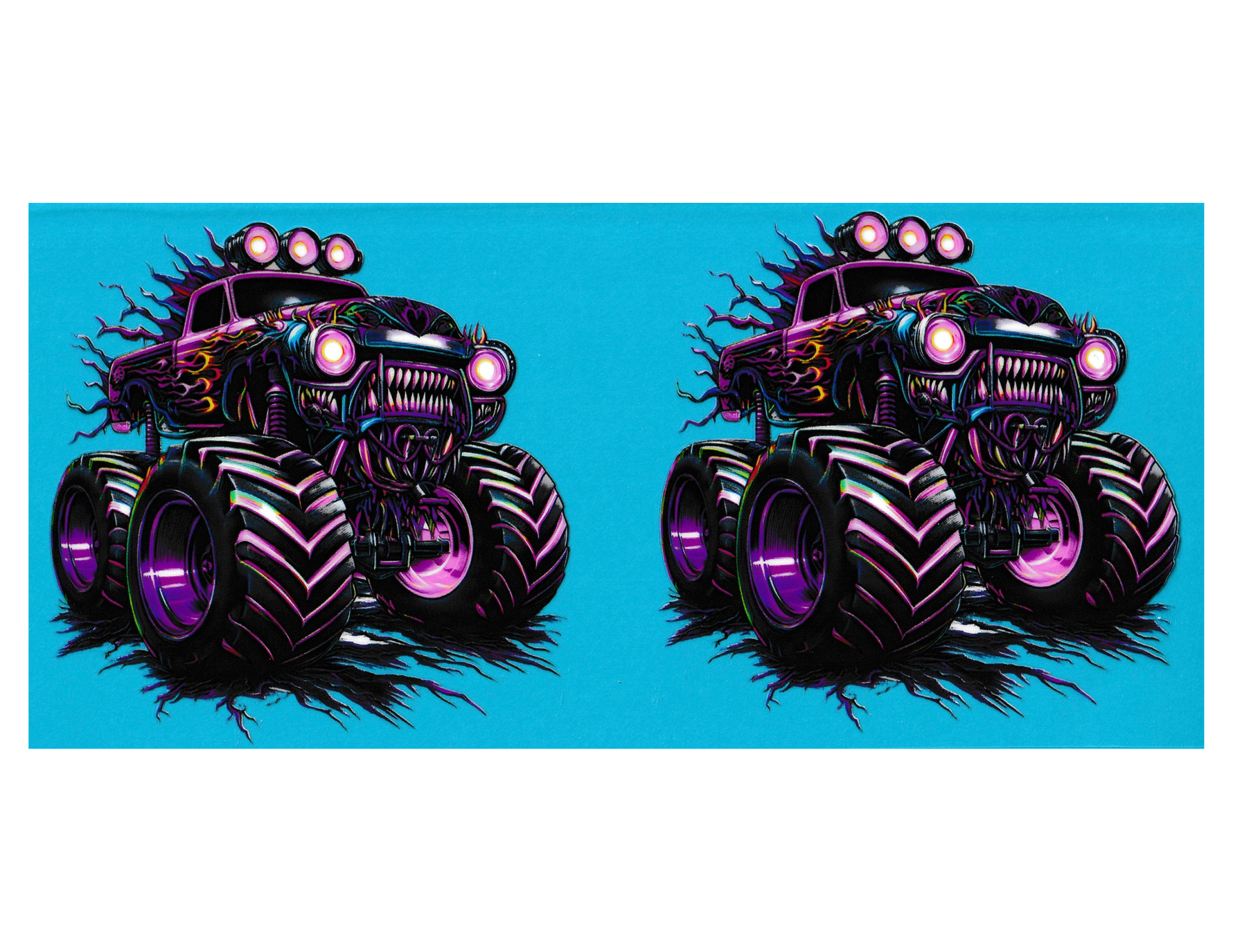 16oz Cup Wrap Monster Truck