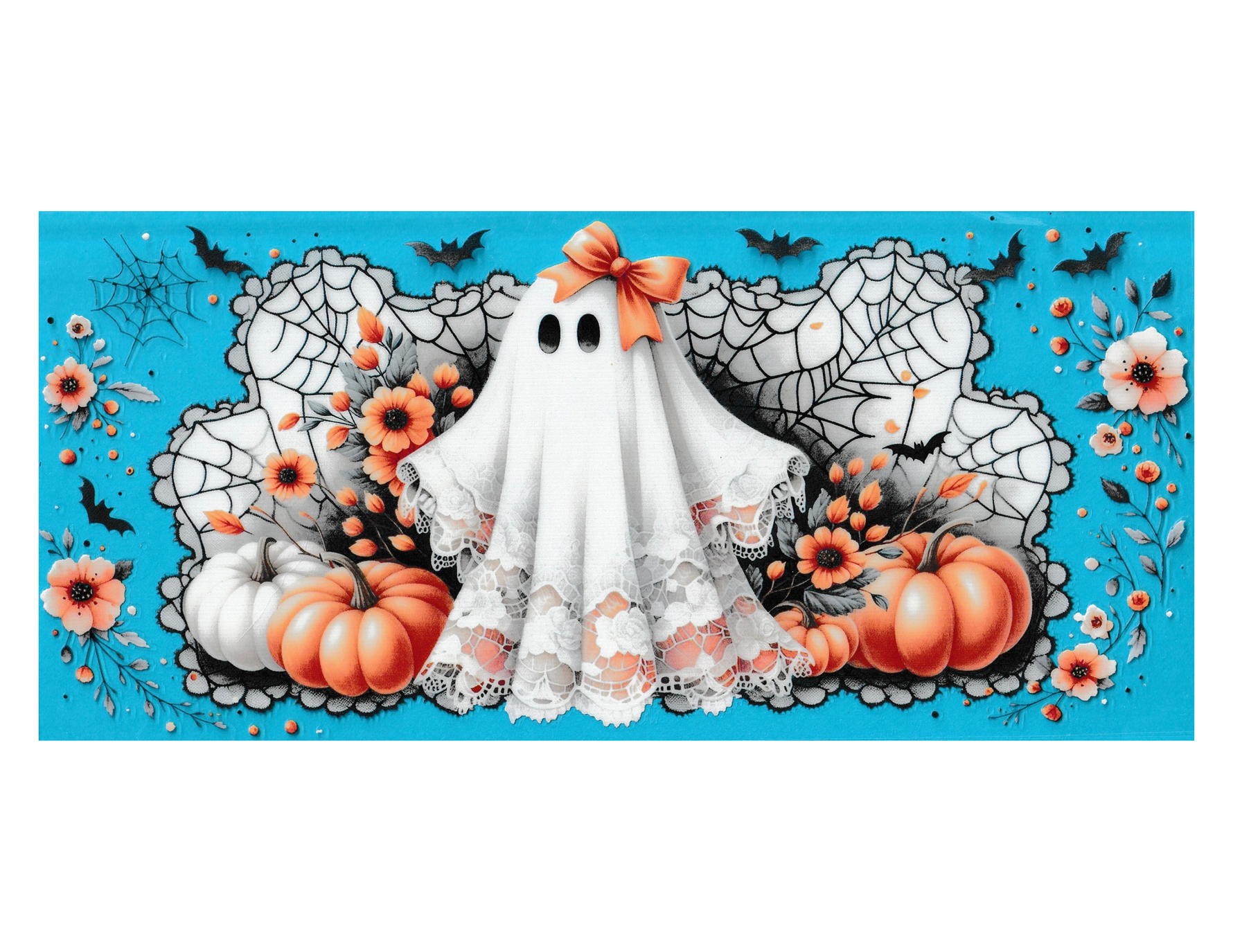 16oz Cup Wrap Halloween Ghost