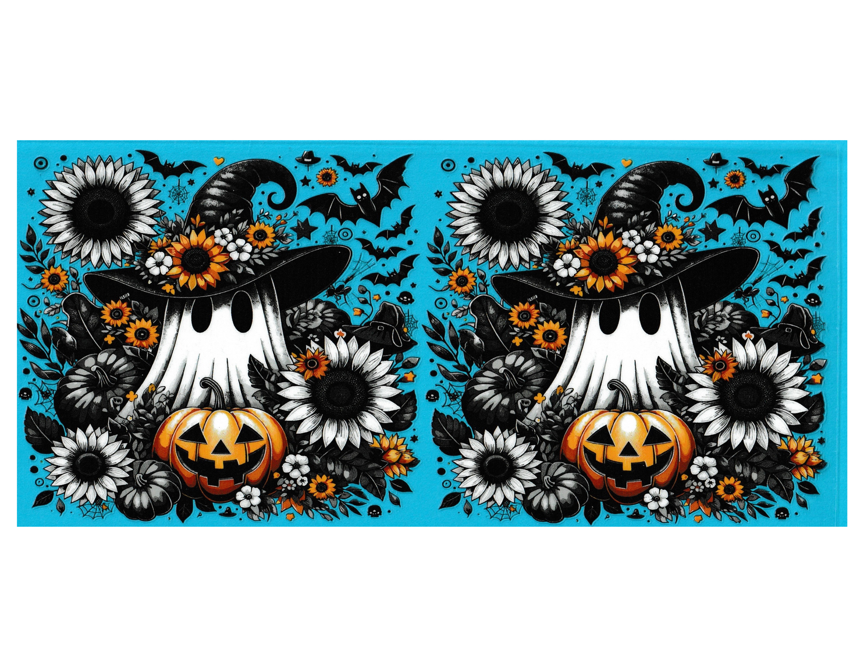 16oz Cup Wrap Halloween Ghost