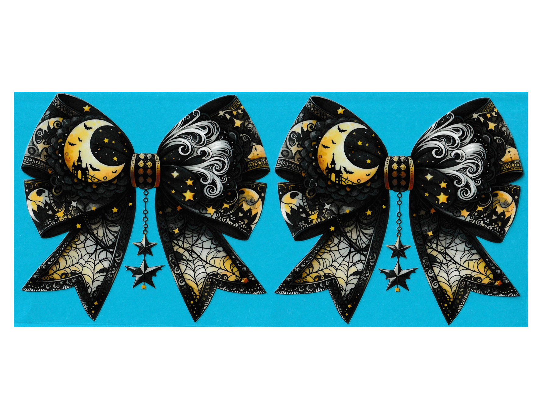 16oz Cup Wrap Halloween Bows