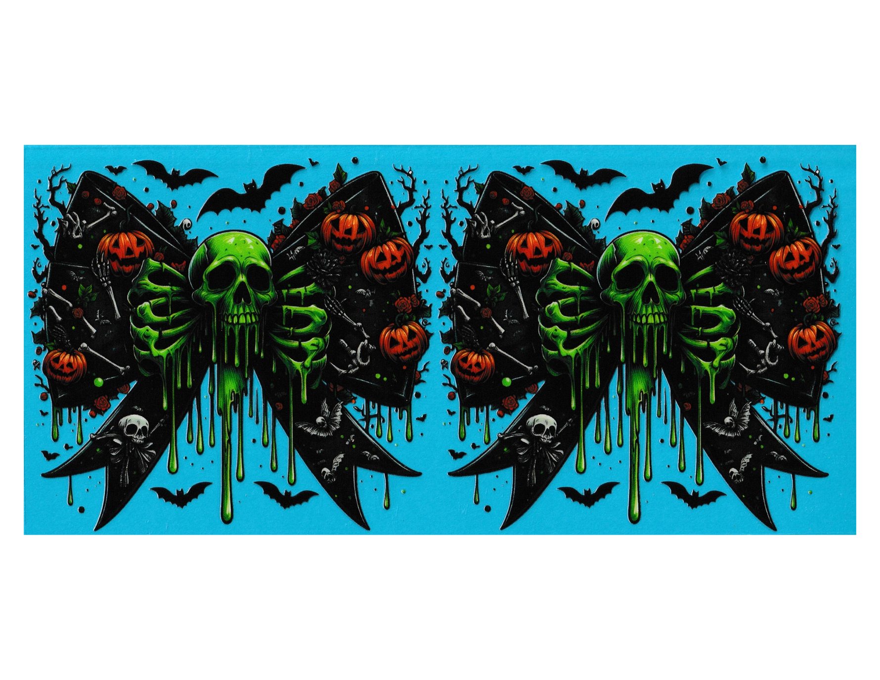 16oz Cup Wrap Halloween Bows