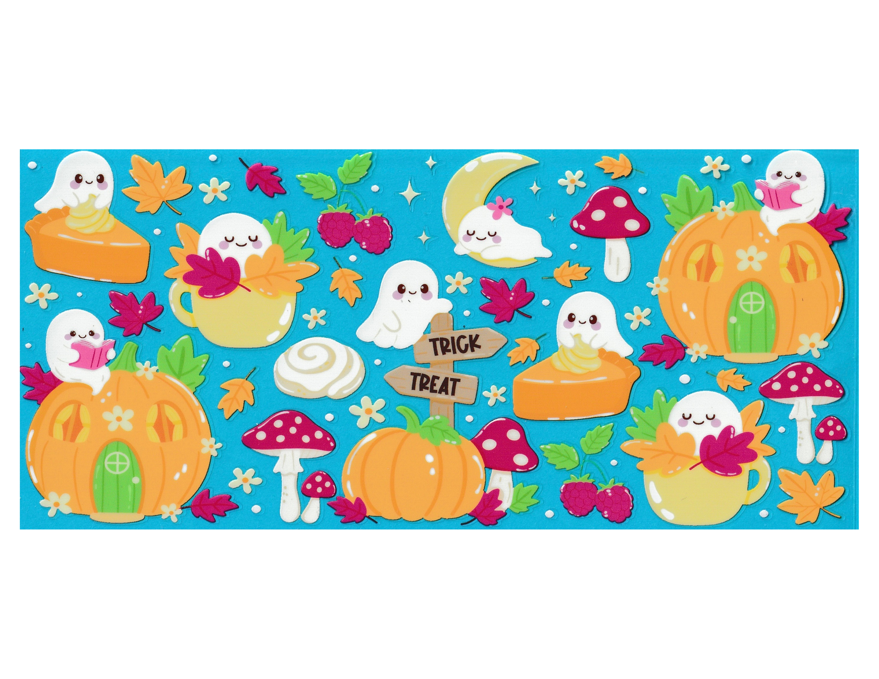 16oz Cup Wrap Halloween Ghost