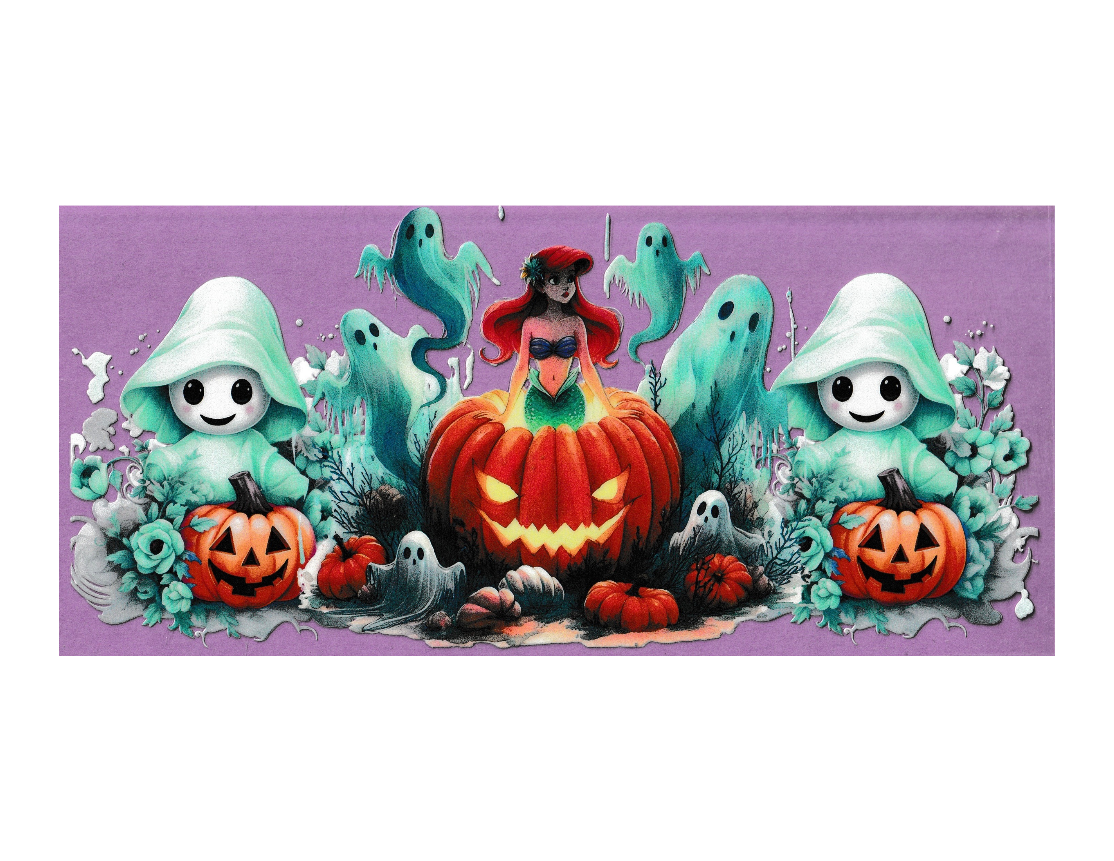 16oz Cup Wrap Halloween Cartoon