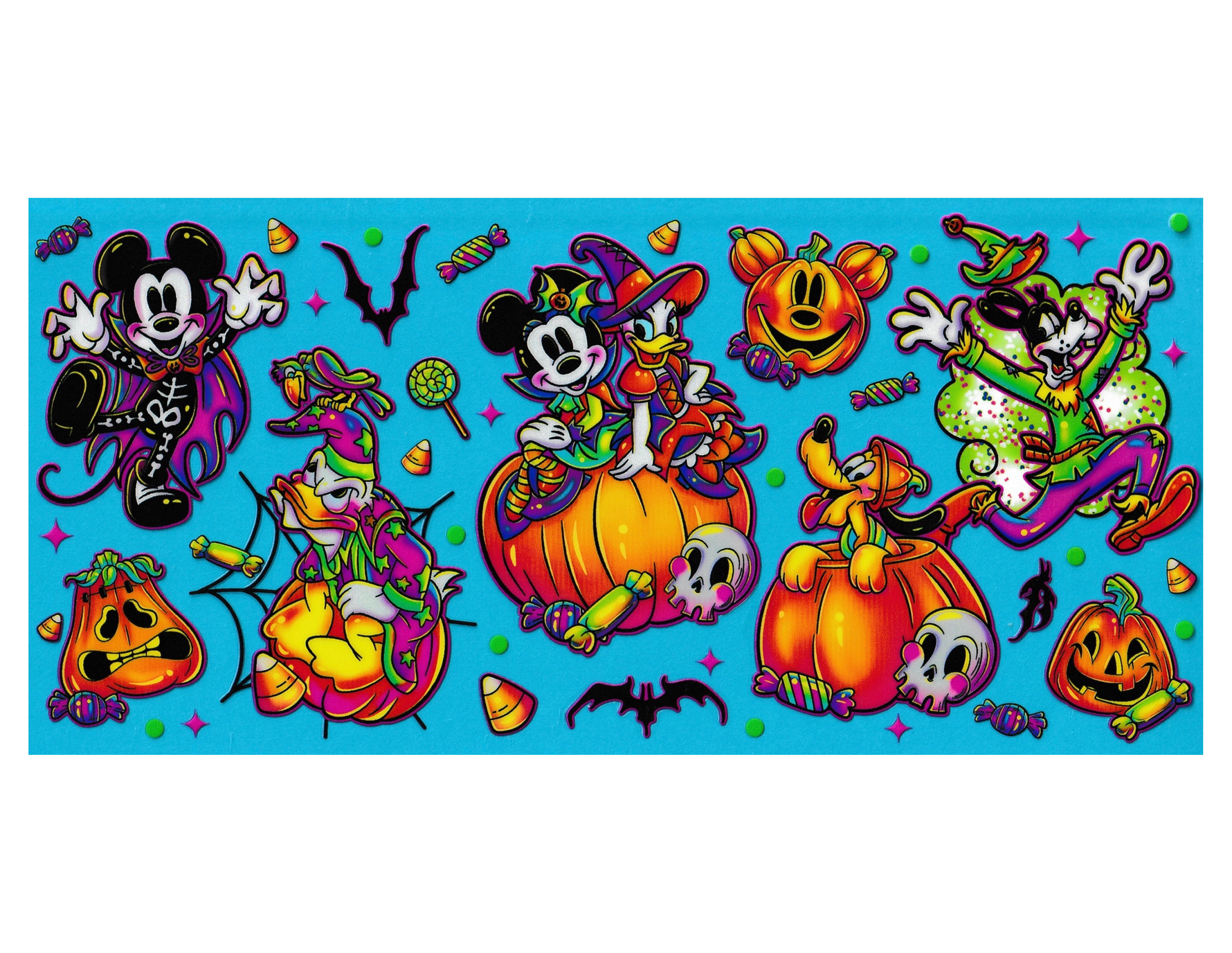 16oz Cup Wrap Halloween Cartoon