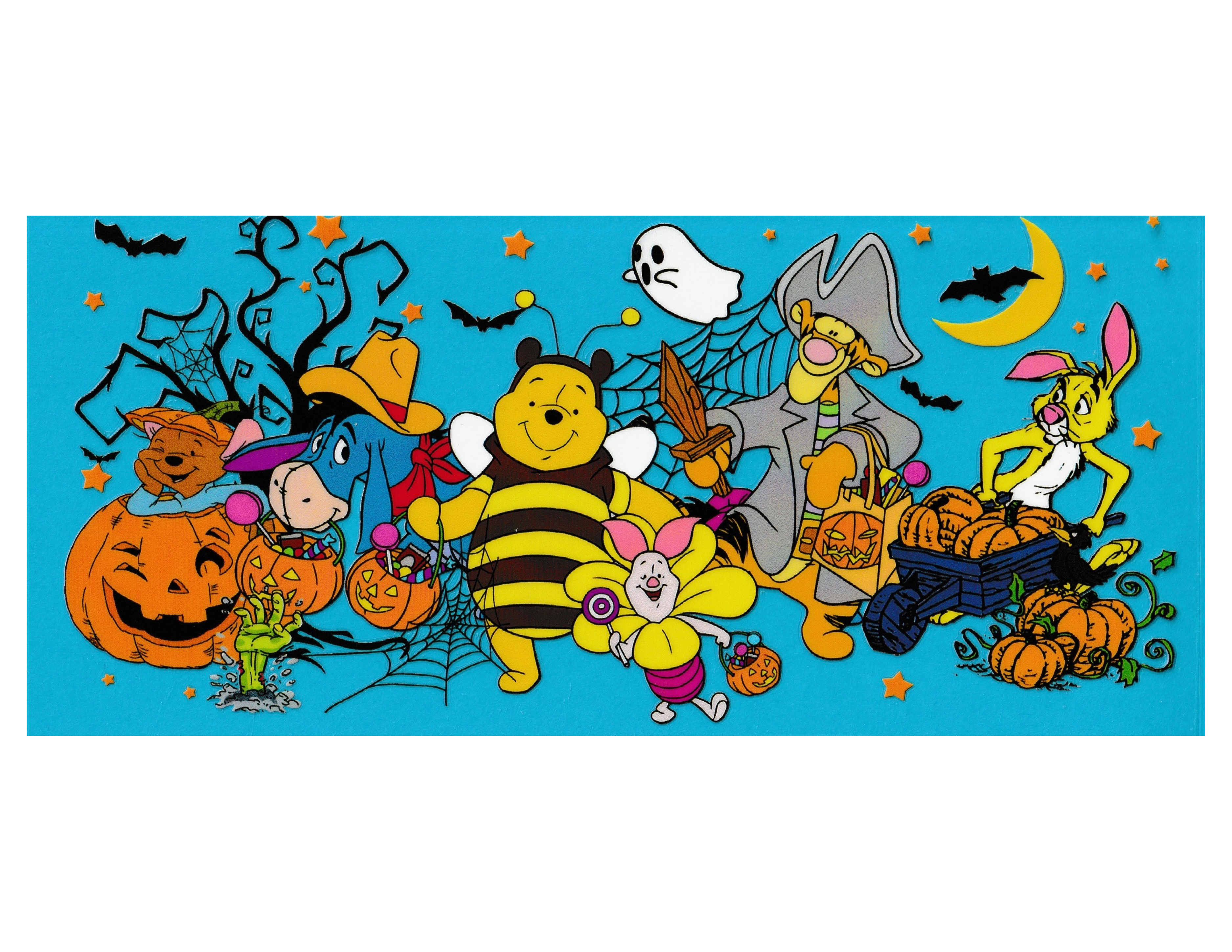 16oz Cup Wrap Halloween Cartoon