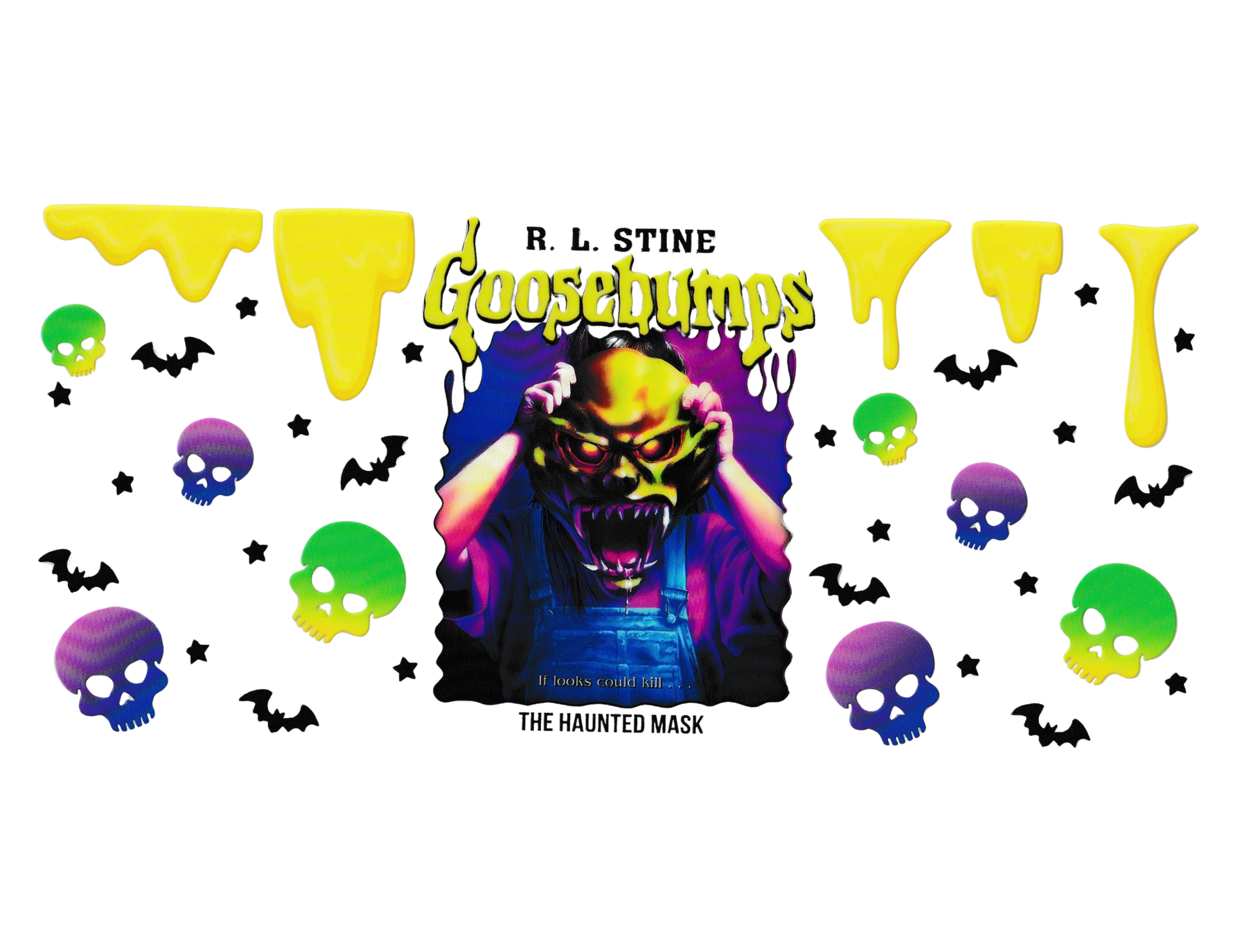 16oz Cup Wrap Halloween Goosebumps