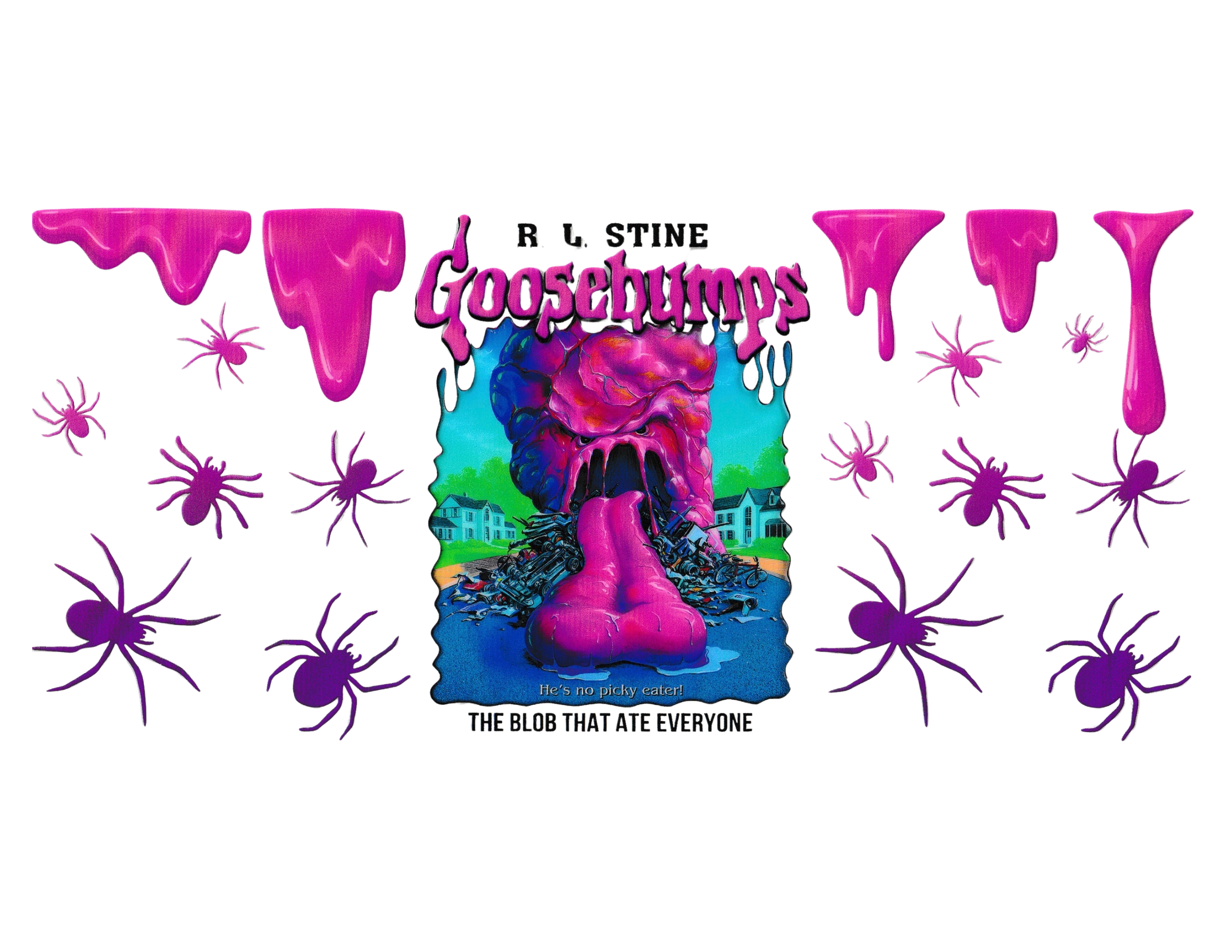 16oz Cup Wrap Halloween Goosebumps