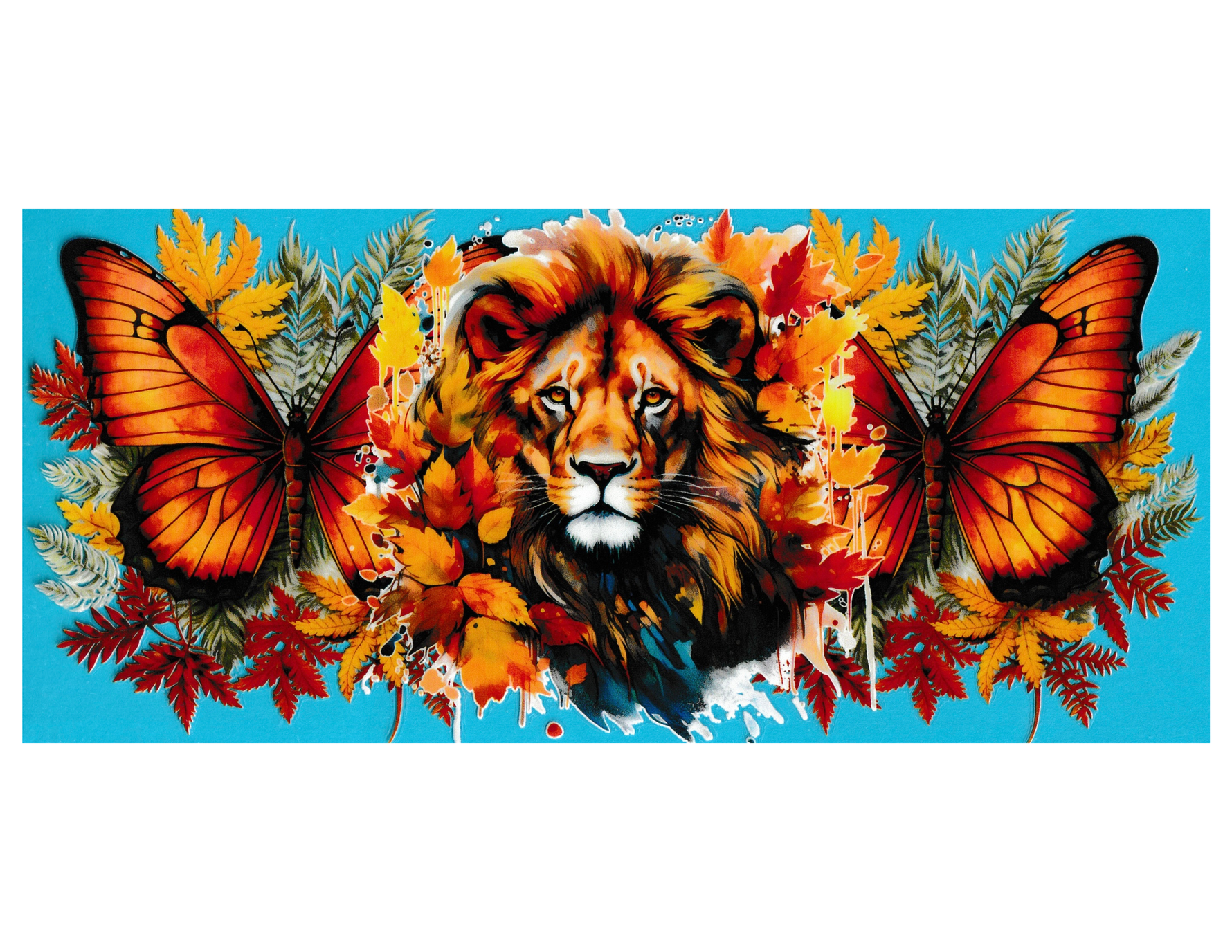 16oz Cup Wrap Lions