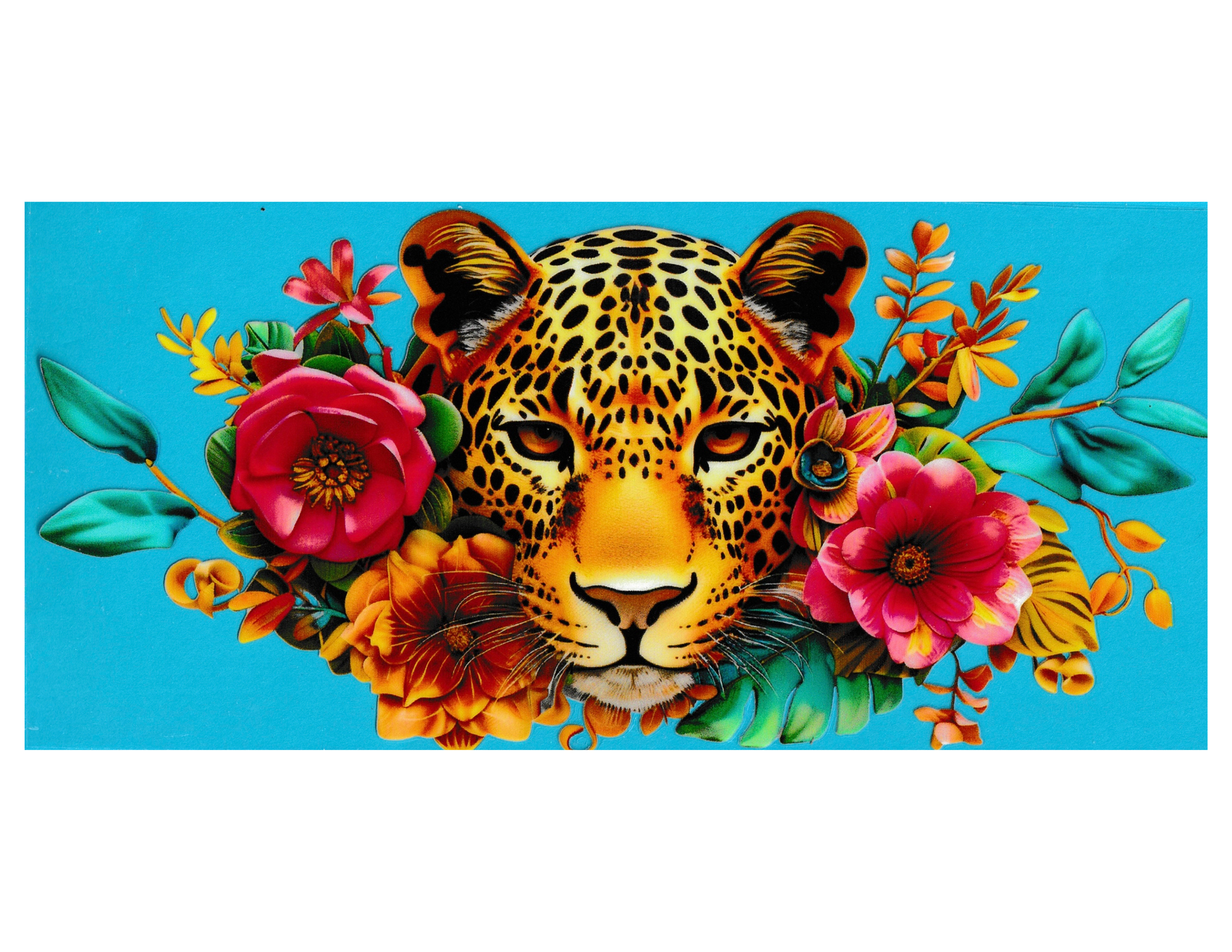 16oz Cup Wrap Leopard