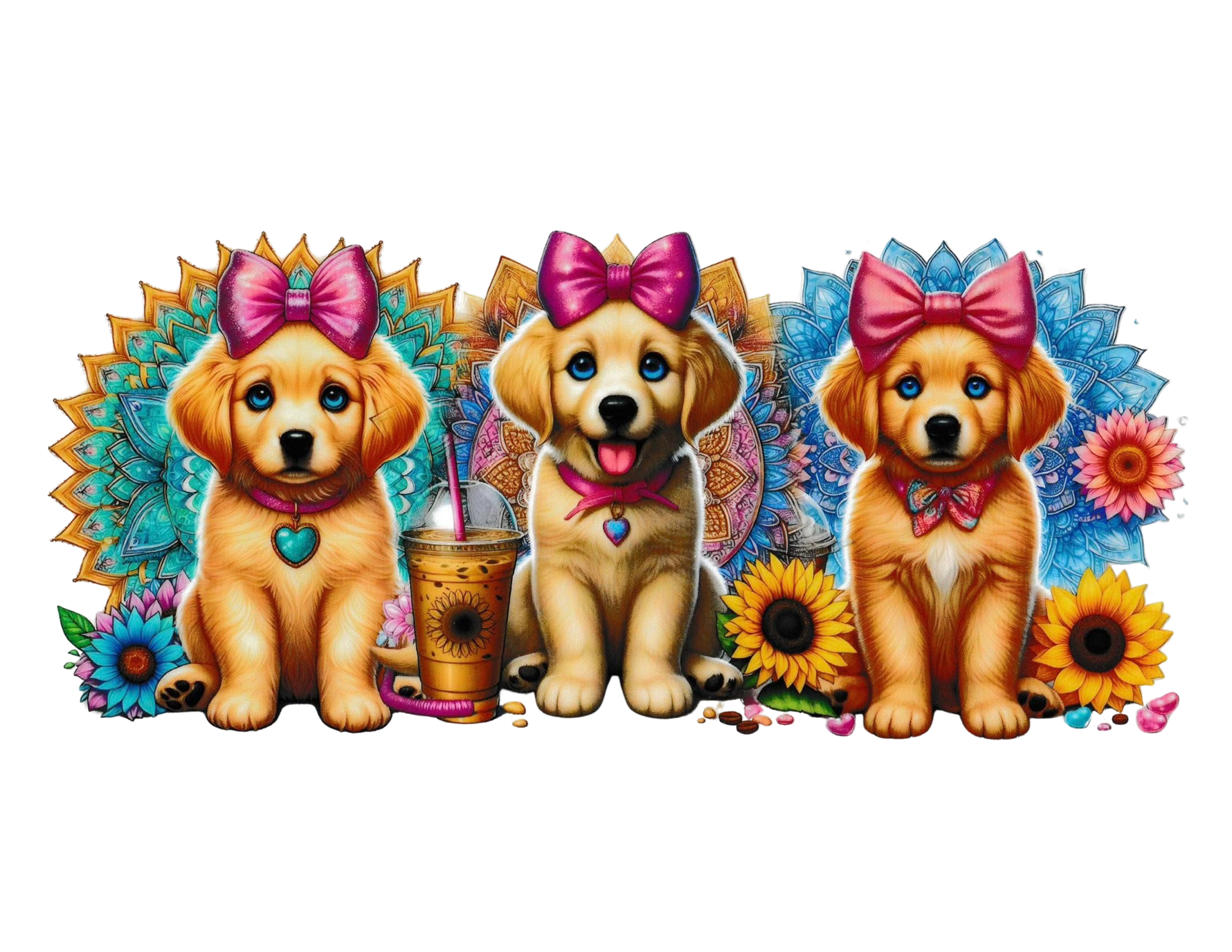 16oz Cup Wrap Dogs
