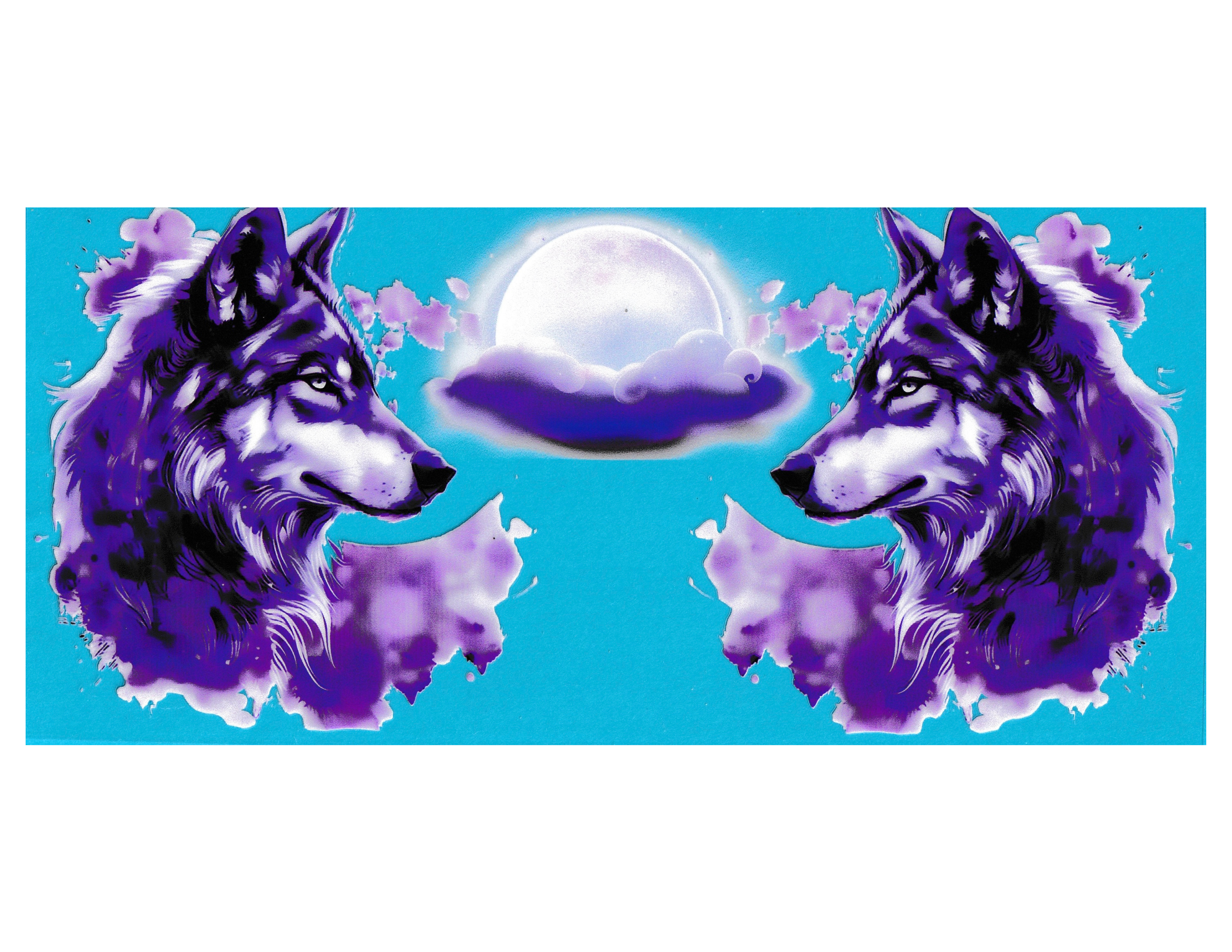16oz Cup Wrap Wolves