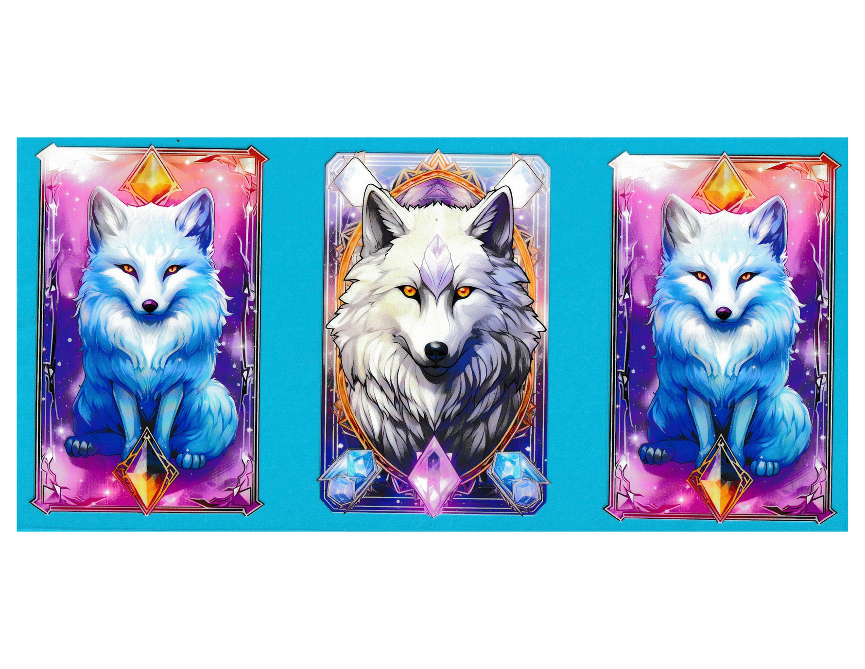 16oz Cup Wrap Wolves