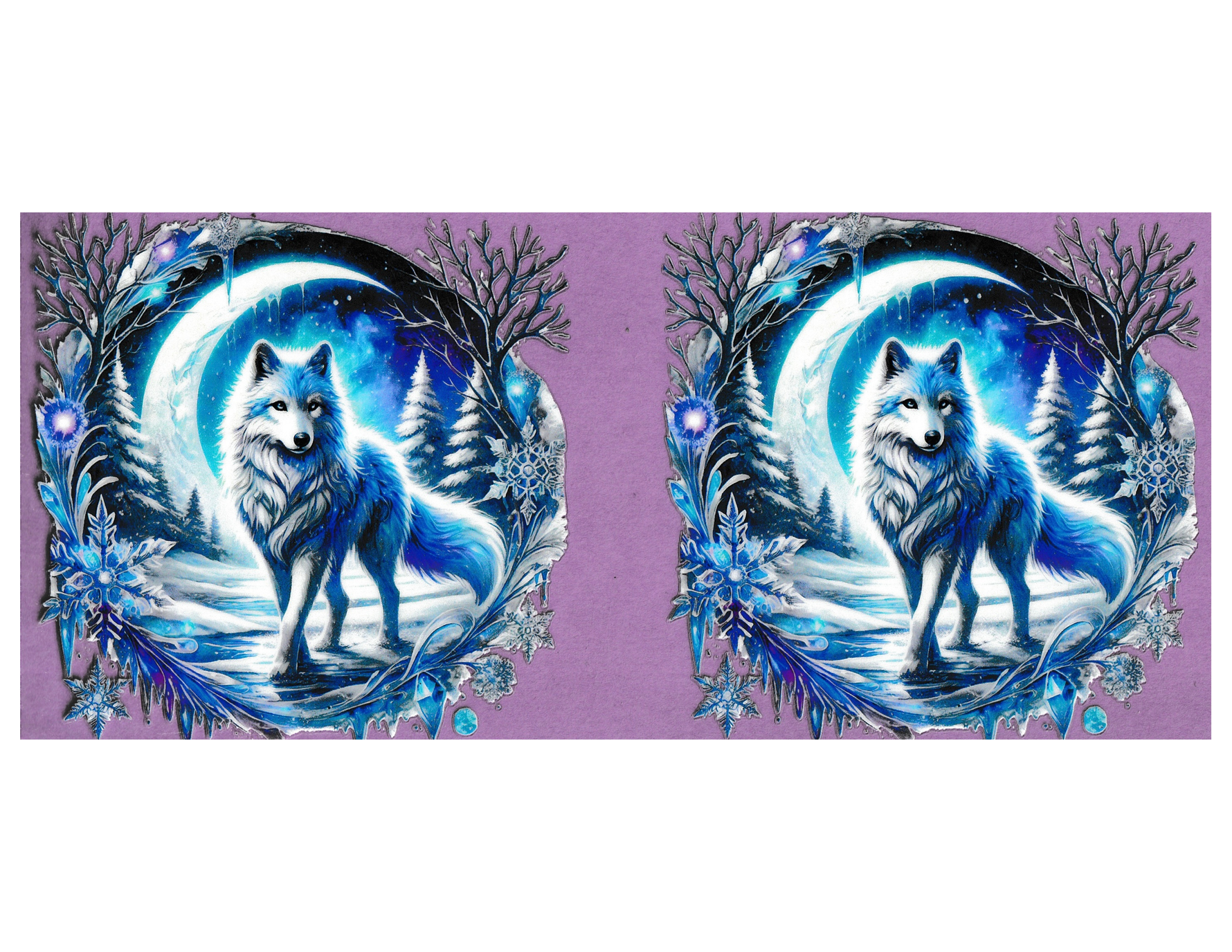 16oz Cup Wrap Wolves