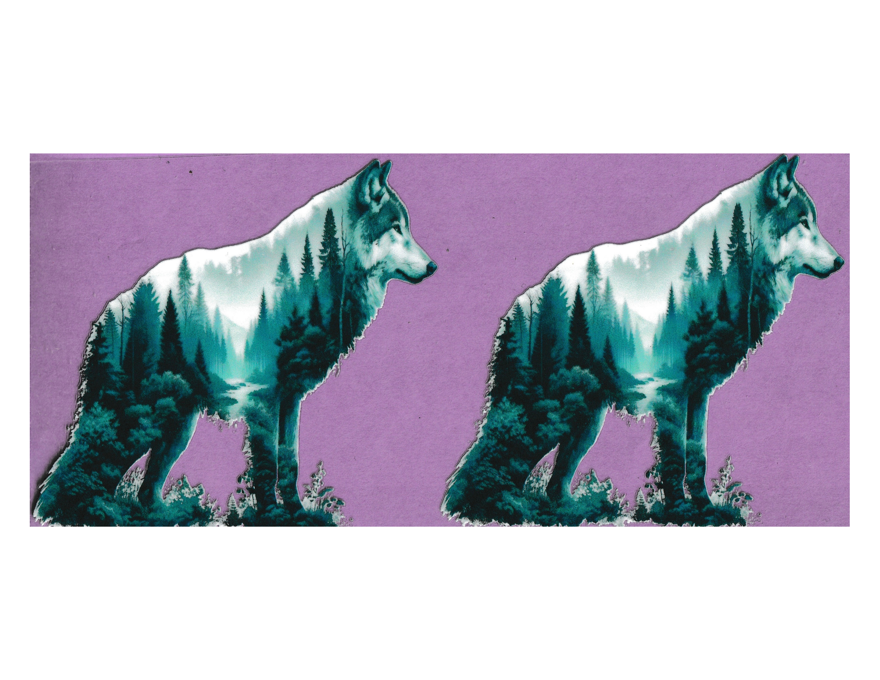 16oz Cup Wrap Wolves
