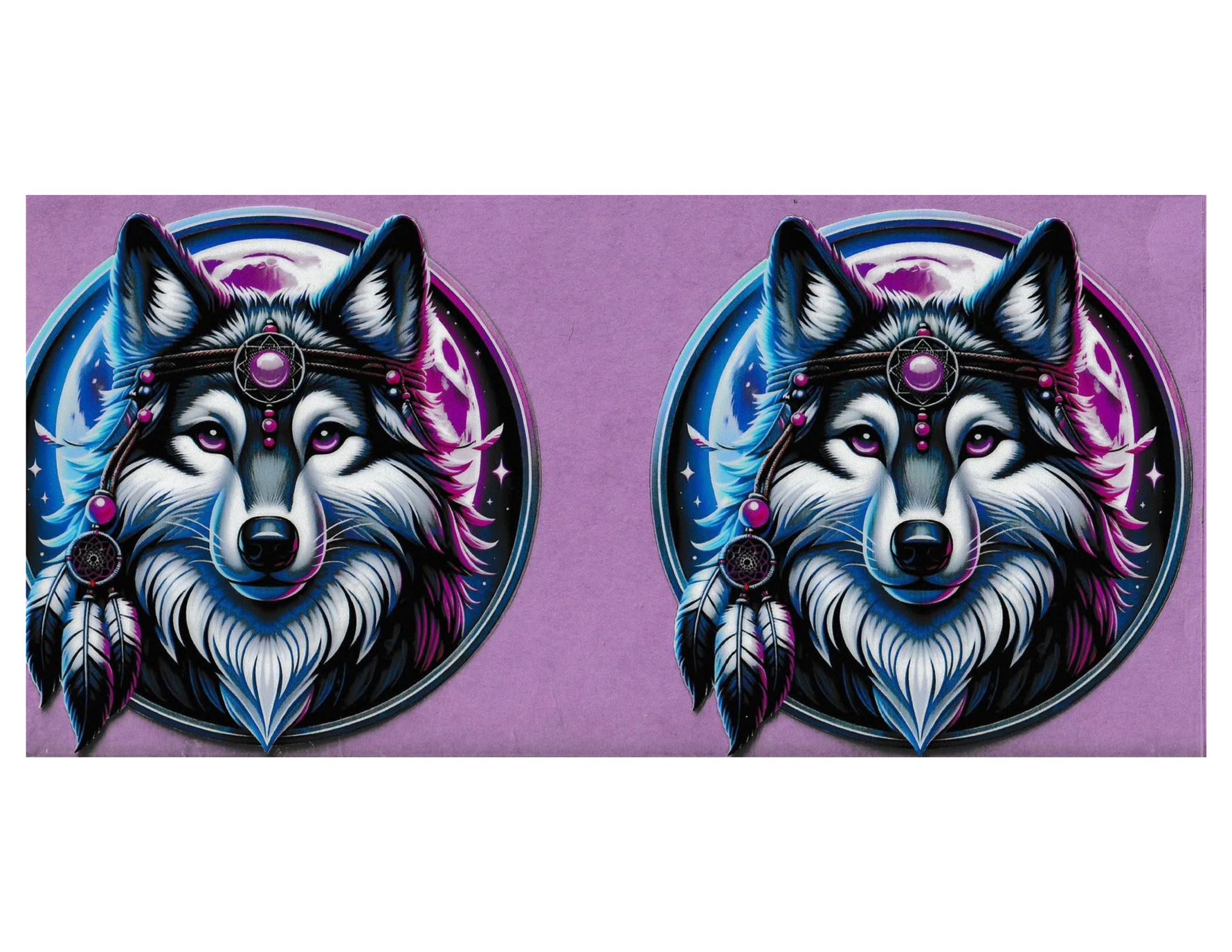 16oz Cup Wrap Wolves