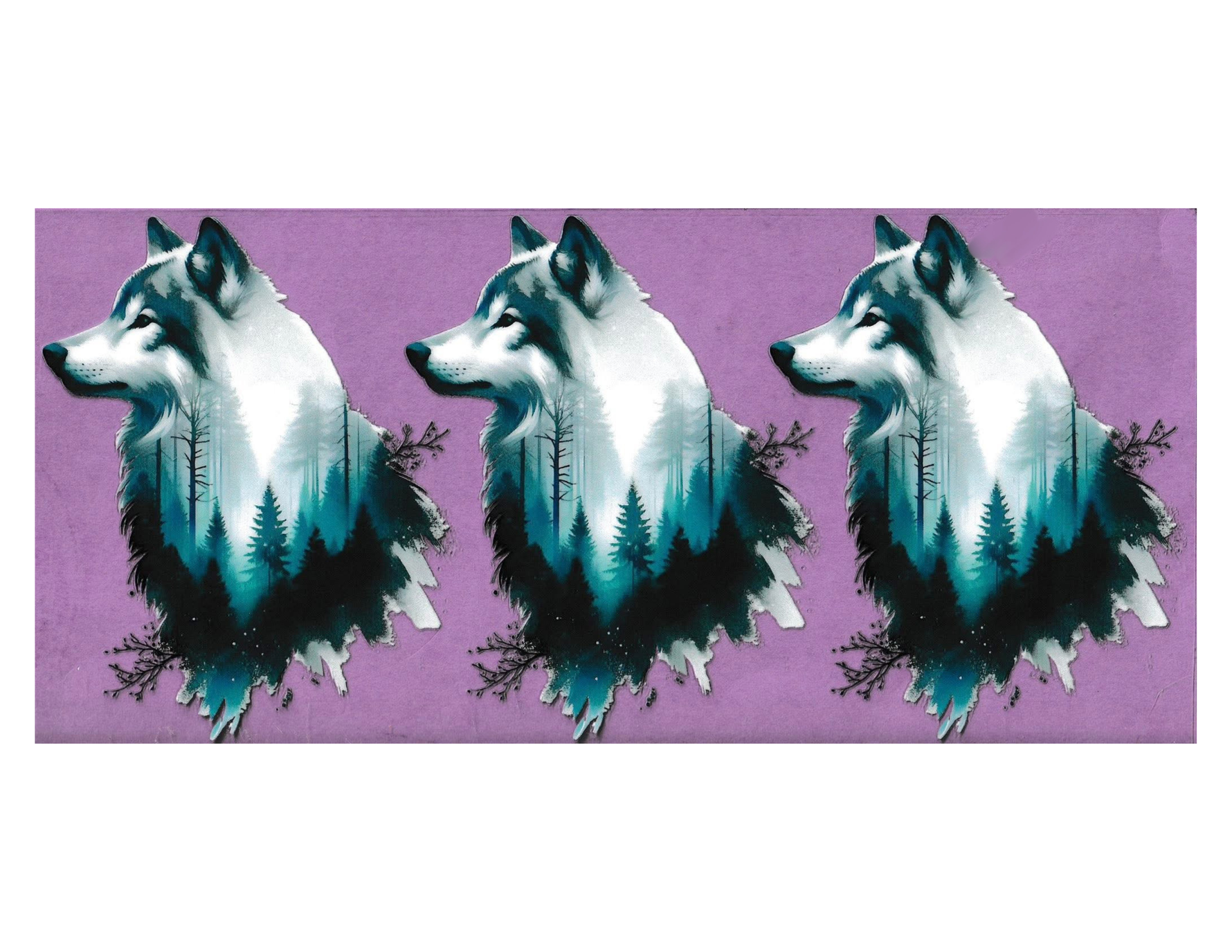 16oz Cup Wrap Wolves