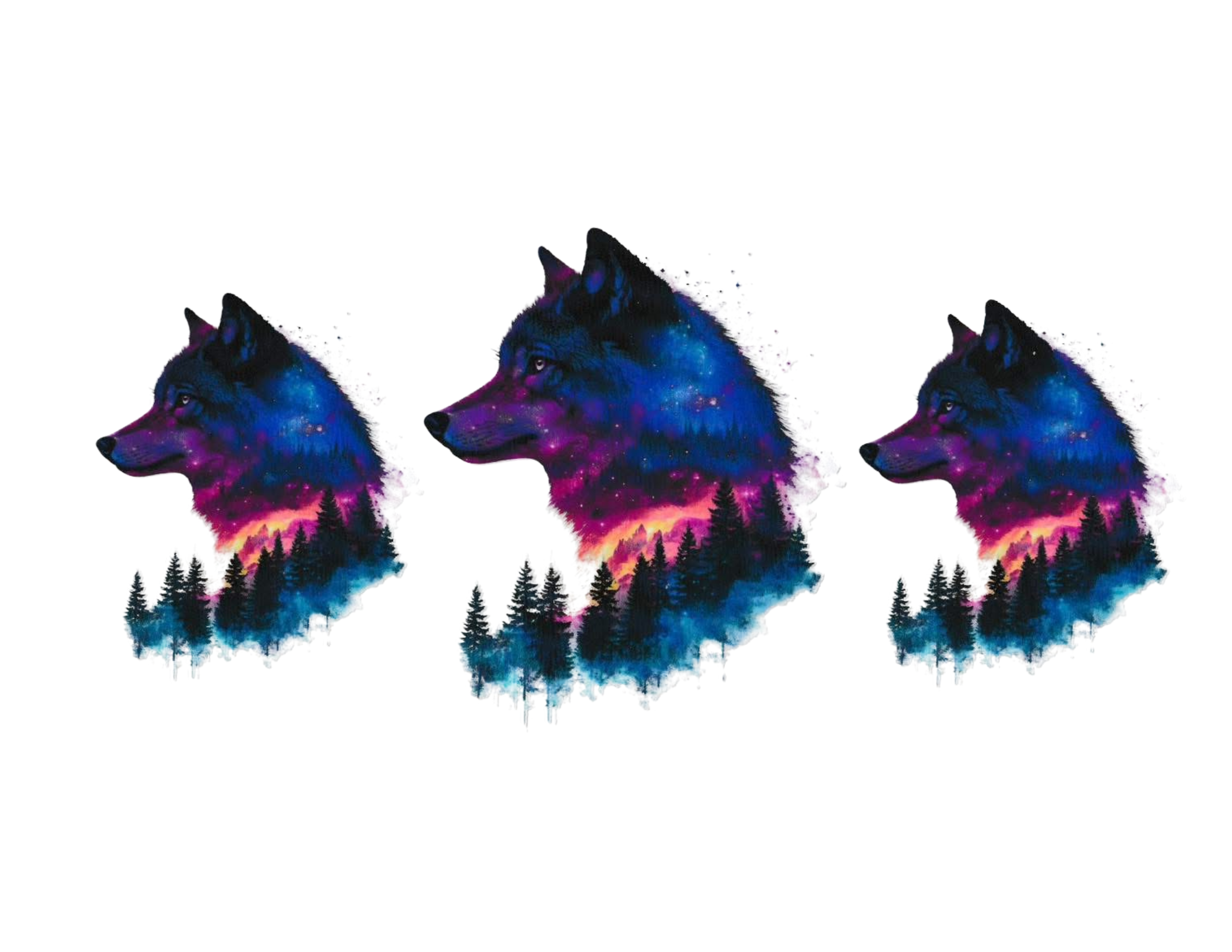 16oz Cup Wrap Wolves