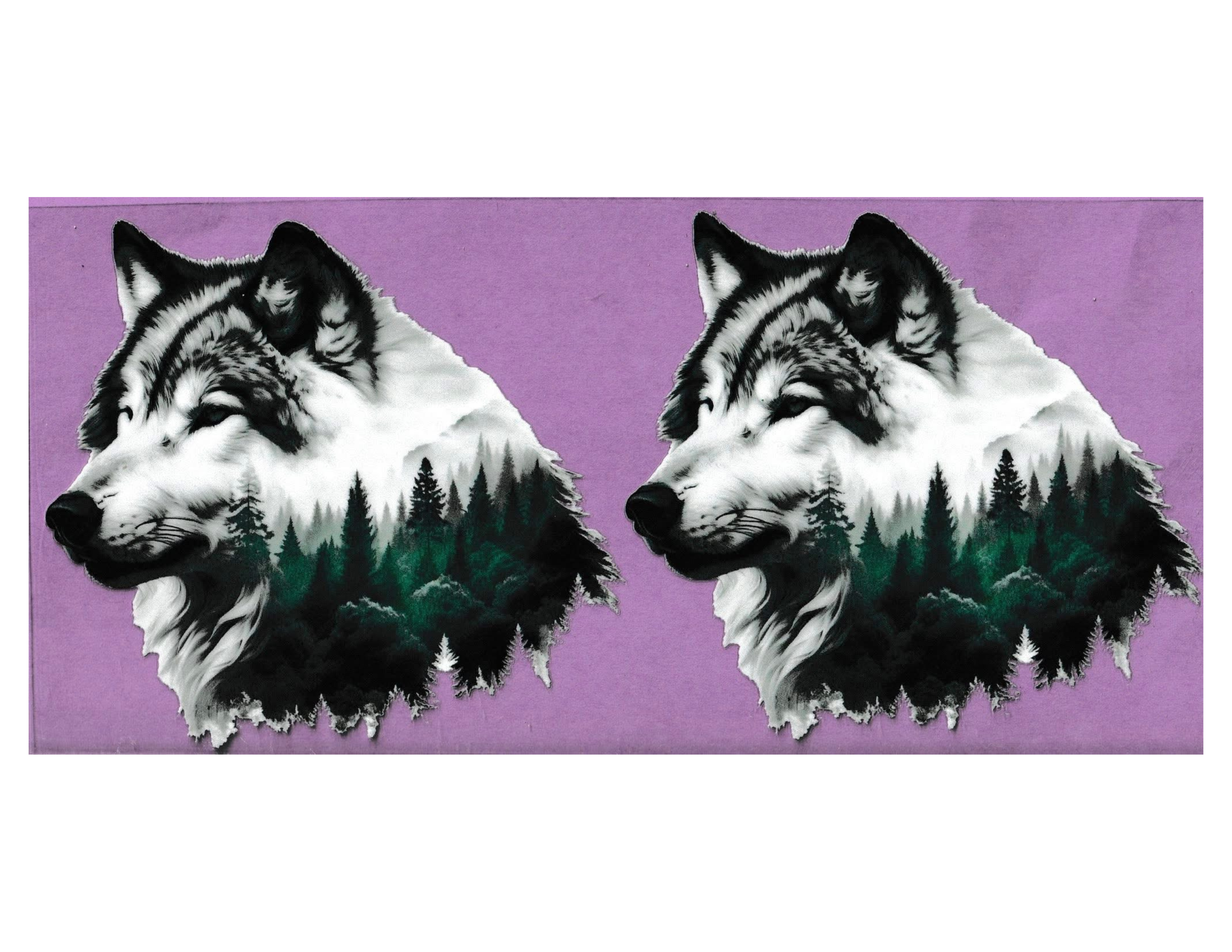 16oz Cup Wrap Wolves
