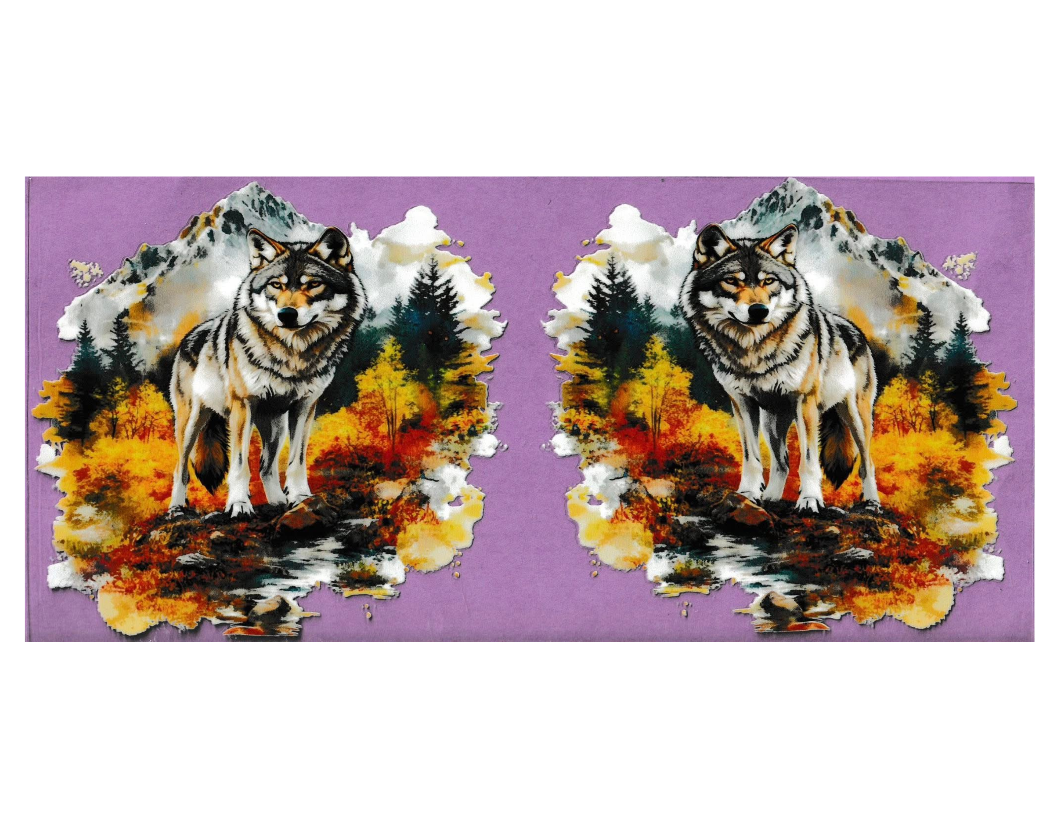 16oz Cup Wrap Wolves