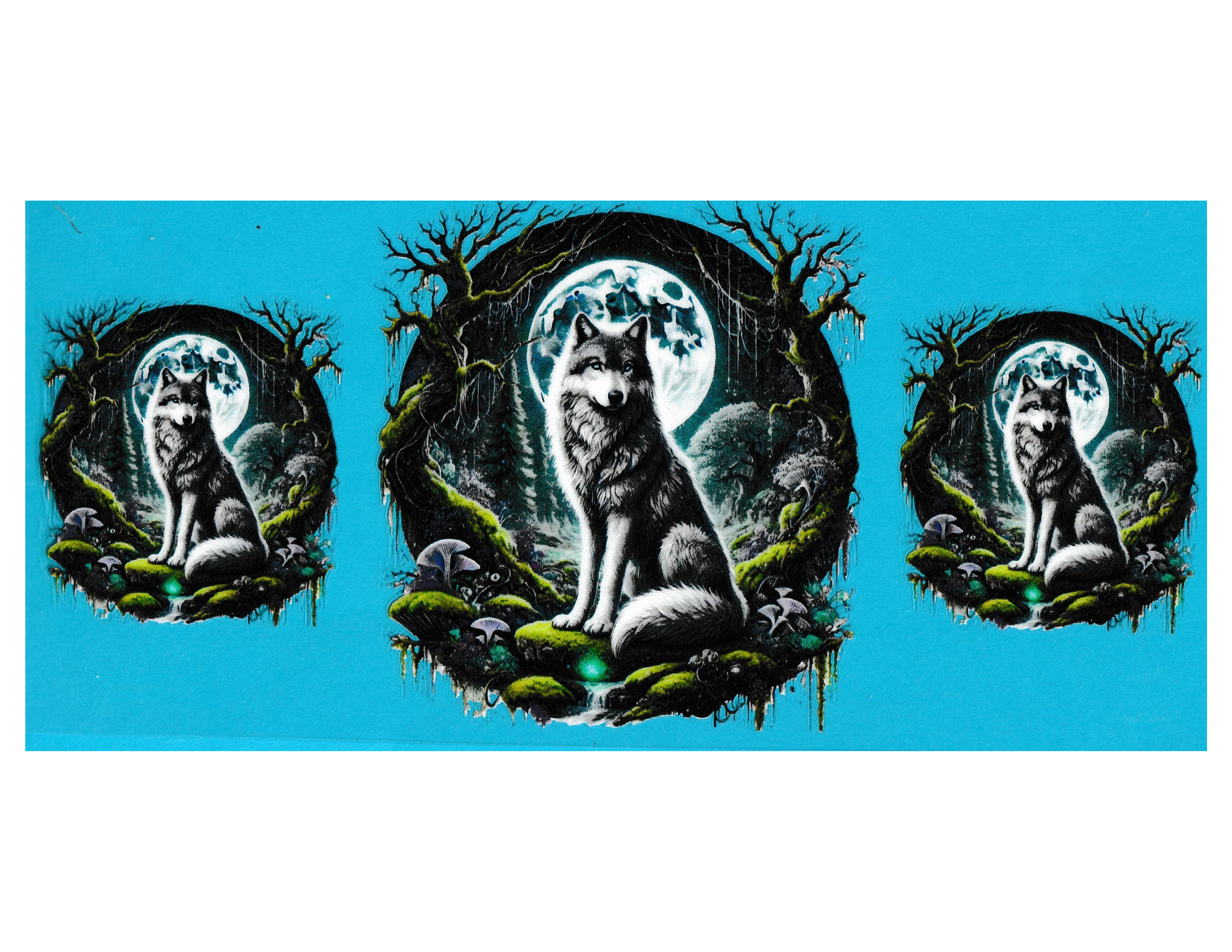16oz Cup Wrap Wolves