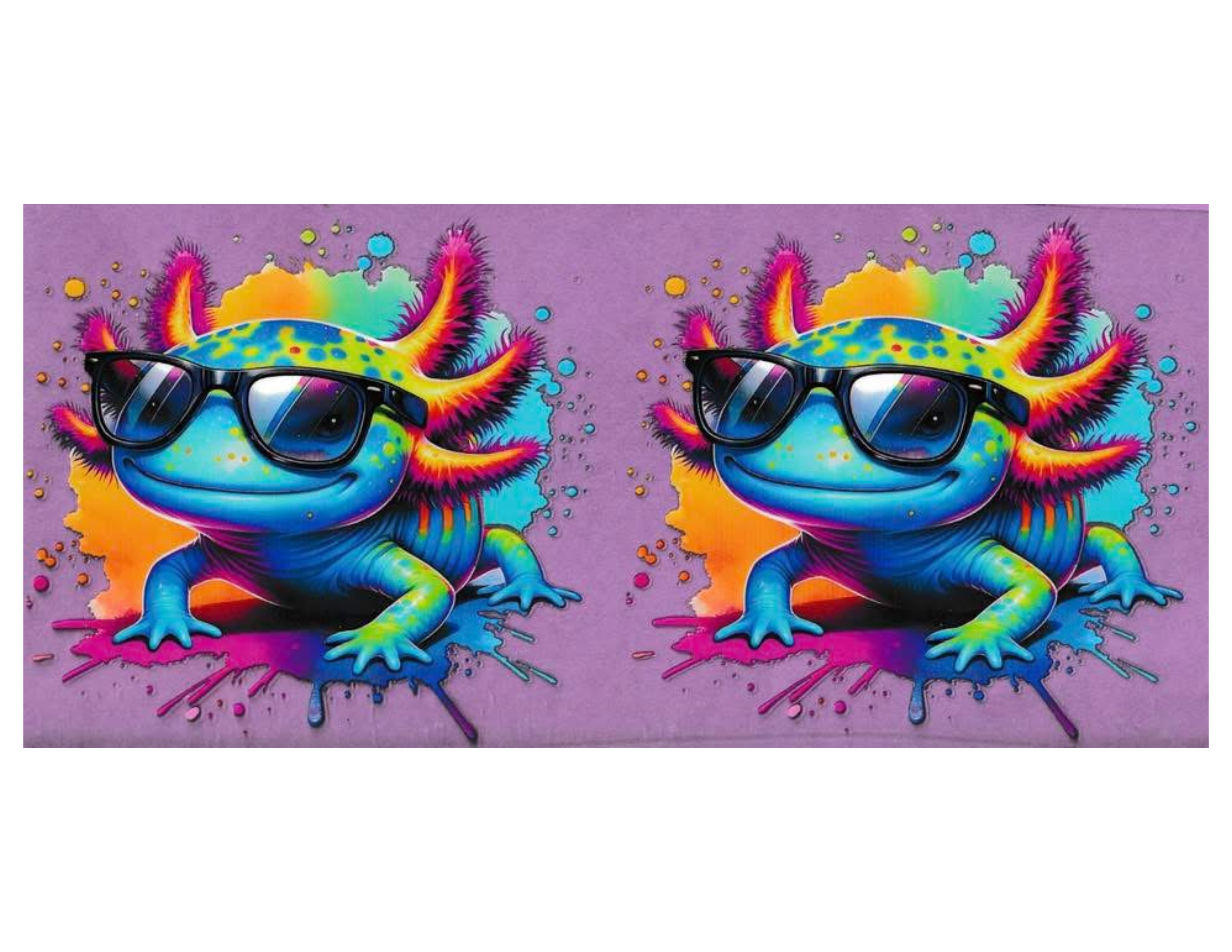 16oz Cup Wrap Axolotl