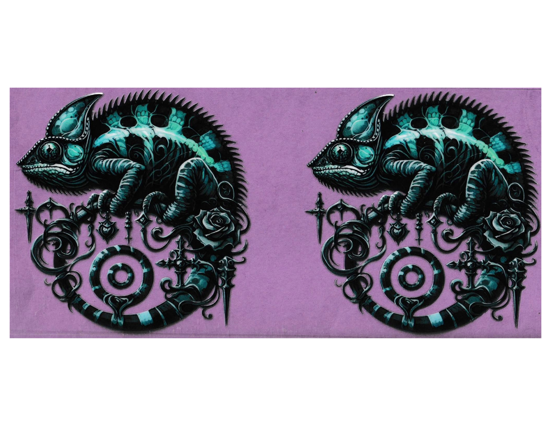 16oz Cup Wrap Chameleon