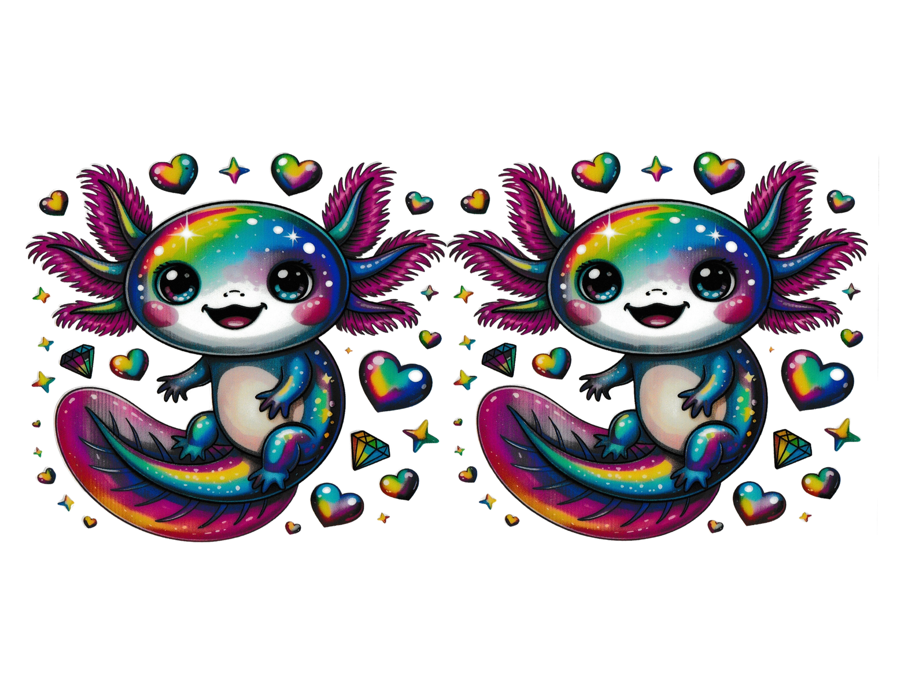 16oz Cup Wrap Axolotl